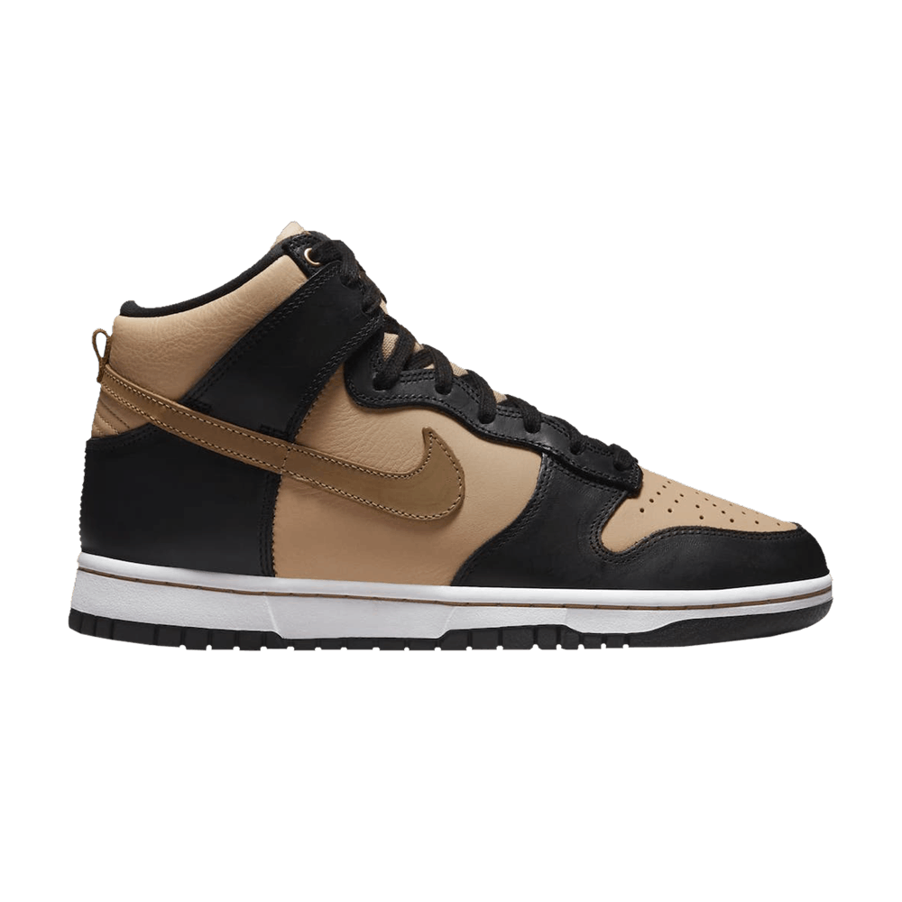 Pre-owned Nike Wmns Dunk High Lxx 'black Flax' In Brown