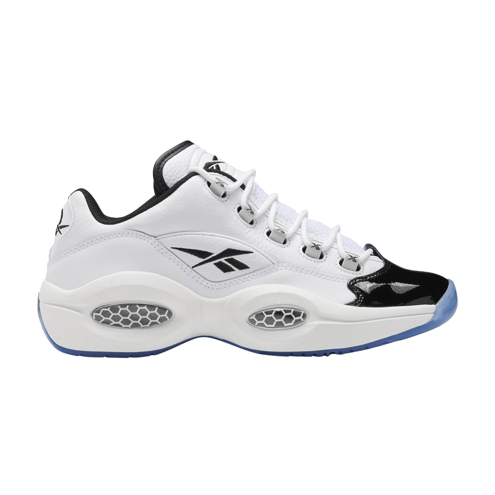 Reebok Question Low White Black Toe