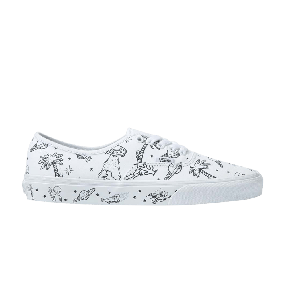 Pre-owned Vans Authentic 'unidentified U-paint' In White