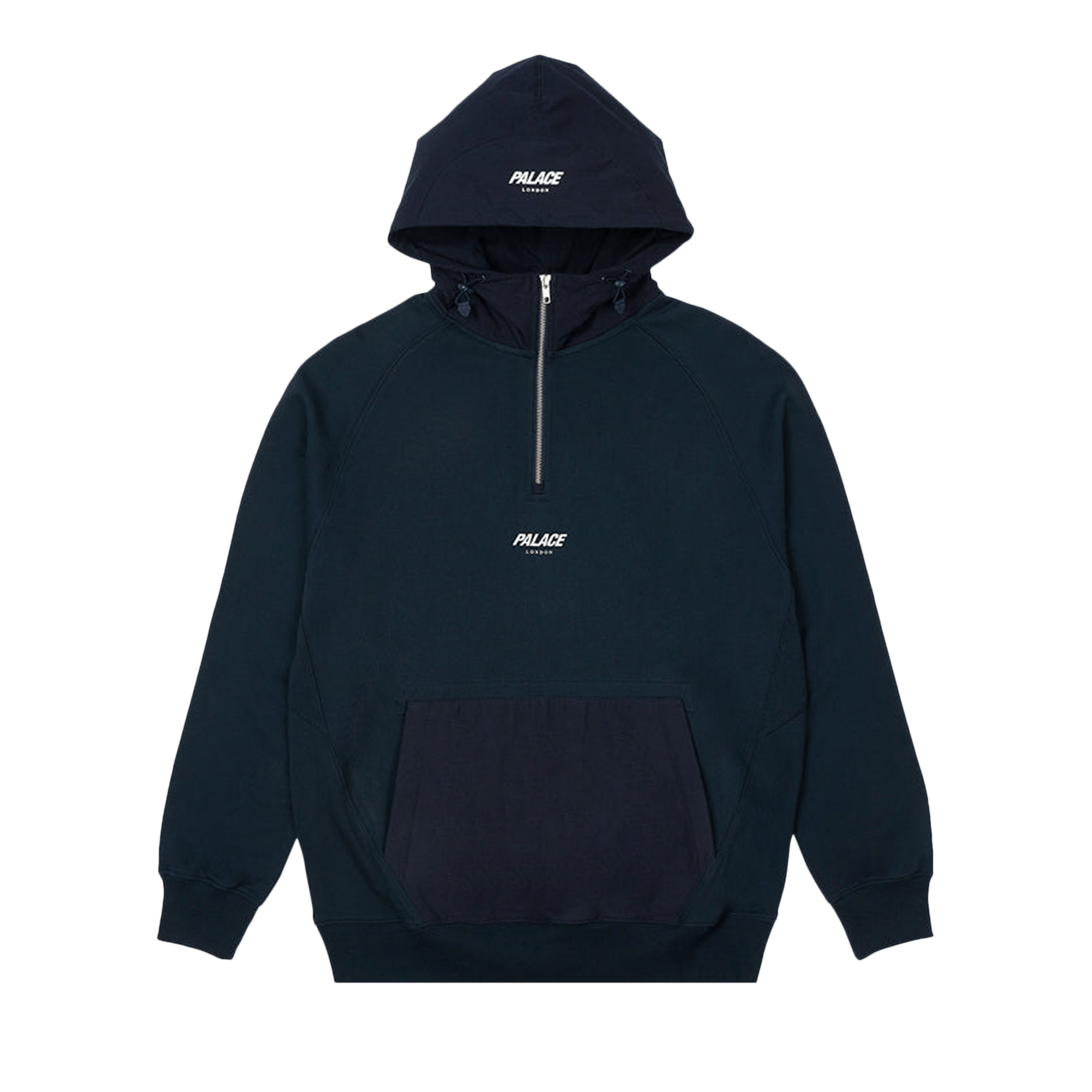Palace 1/4 Zip Cotton Panel 'Navy'