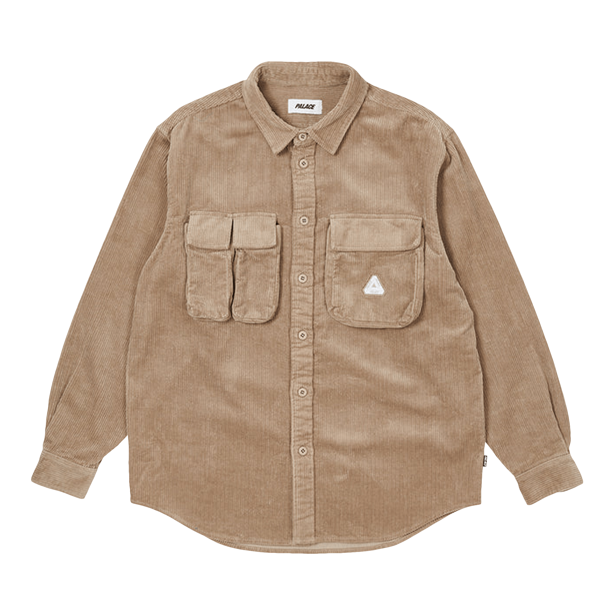 Palace Cargo Cord Shirt 'Stone'