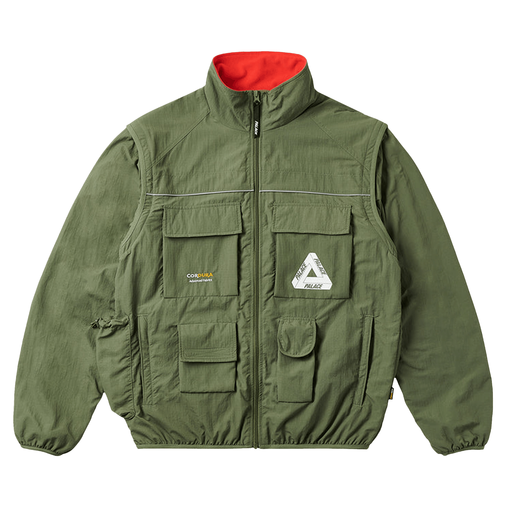 Palace Cordura RS Zip Off Jacket 'Olive'