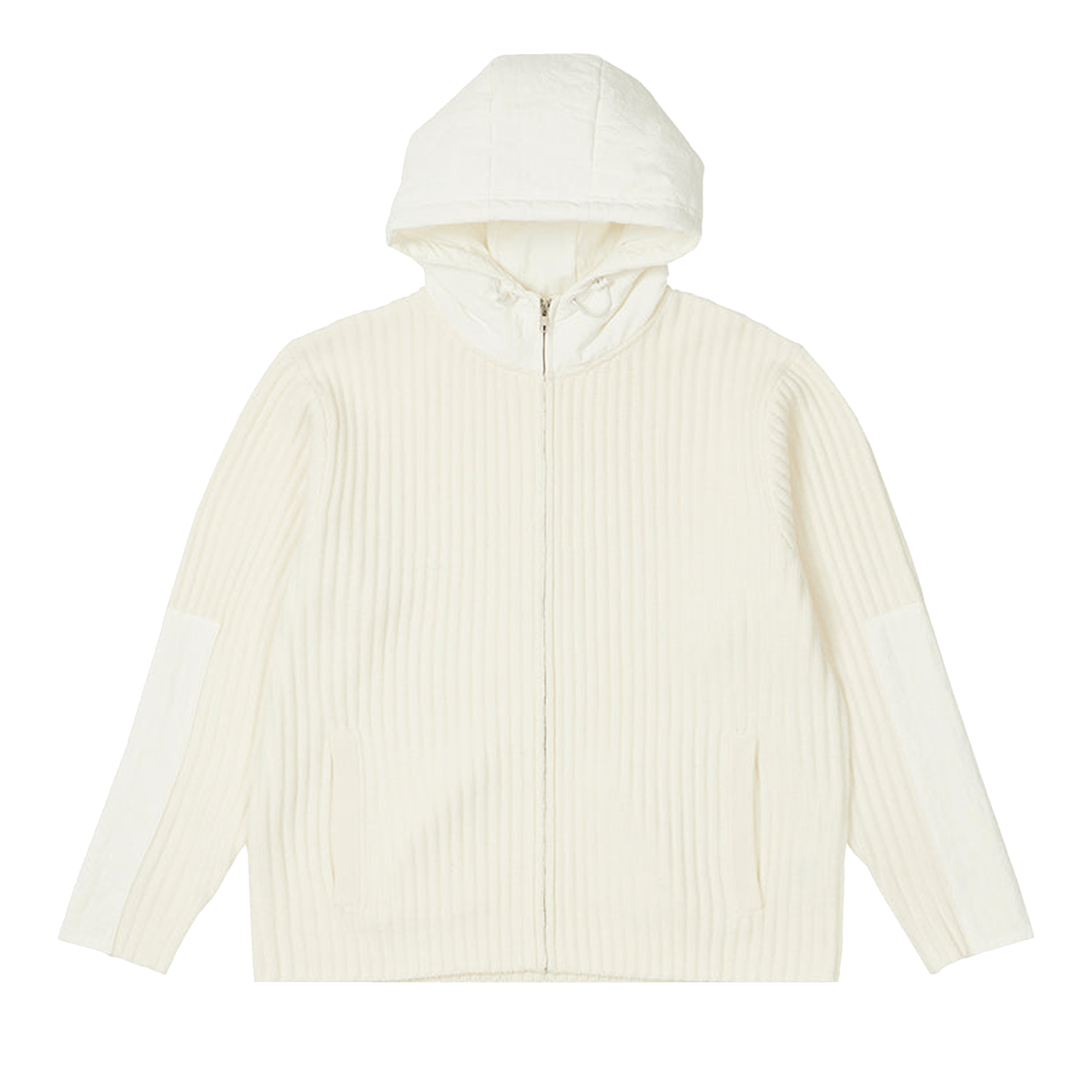 Palace Marine Zip Hood Knit 'Bone'