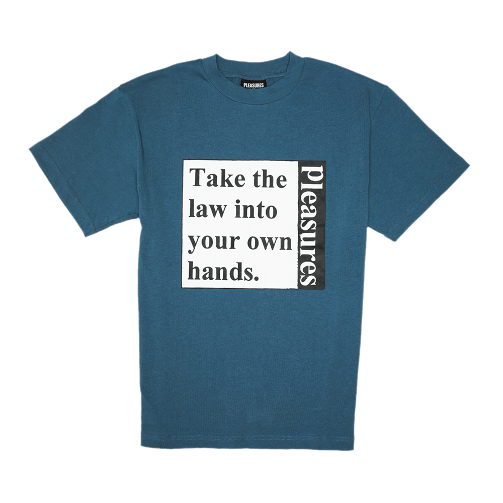 Pleasures Lawless Heavy Weight Shirt 'Slate Blue'