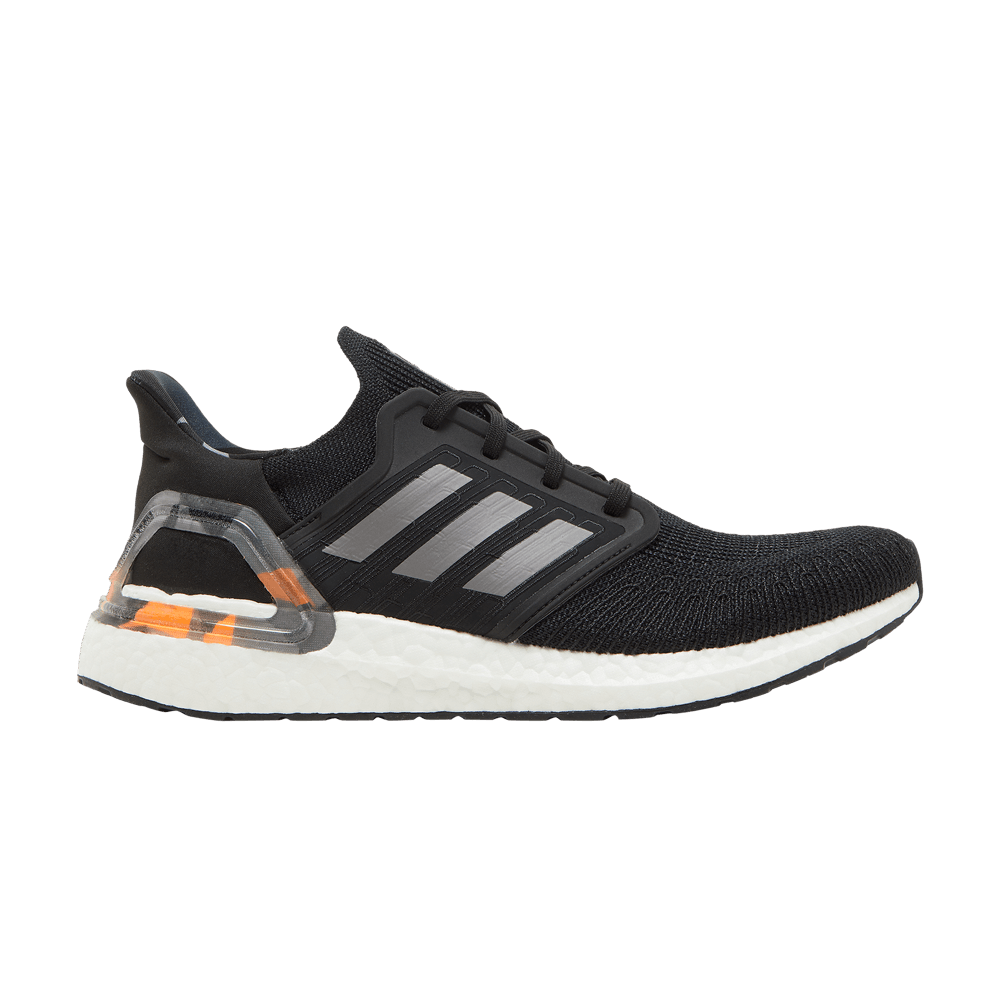 Adidas UltraBoost 20 'Black Signal Orange Camo'