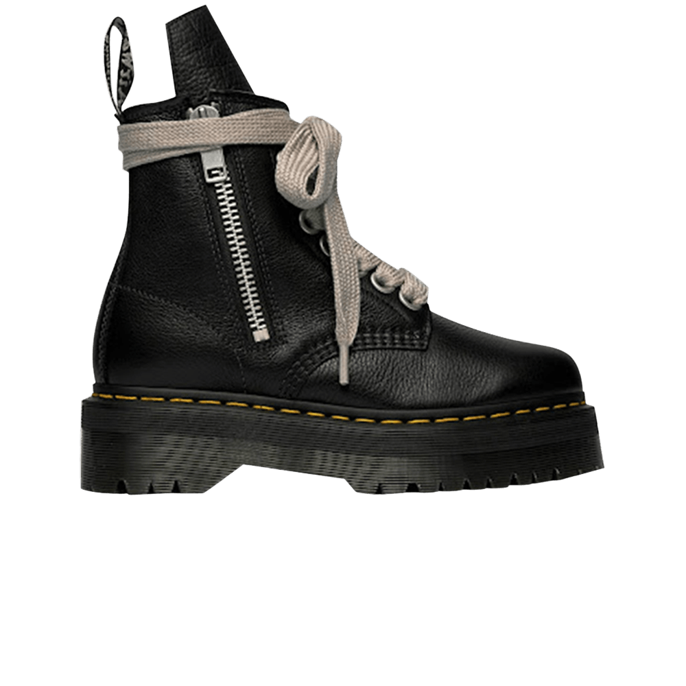 Buy Dr. Martens x Rick Owens 1460 Quad Leather Sole Pentagram Jumbo Lace  Boot 'Black' - DM02B3803 7001 09 | GOAT