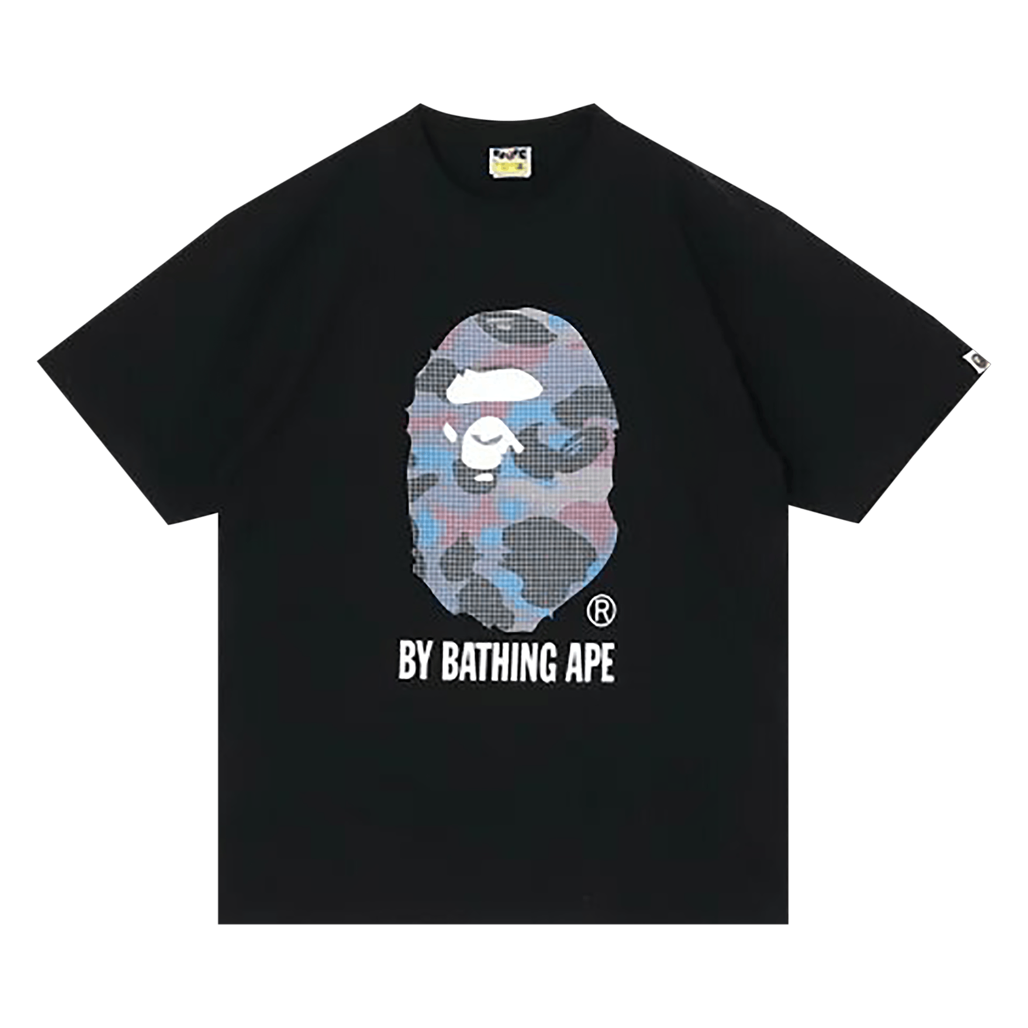 BAPE Grid Camo By Bathing Ape Tee 'Black/Purple'