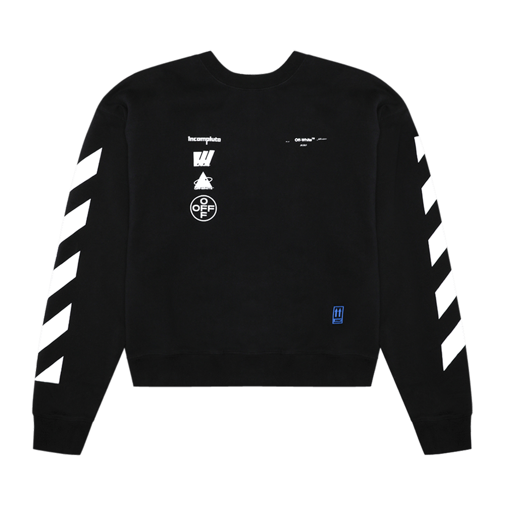 Off-White Diag Mariana De Silva Over Crewneck 'Black'