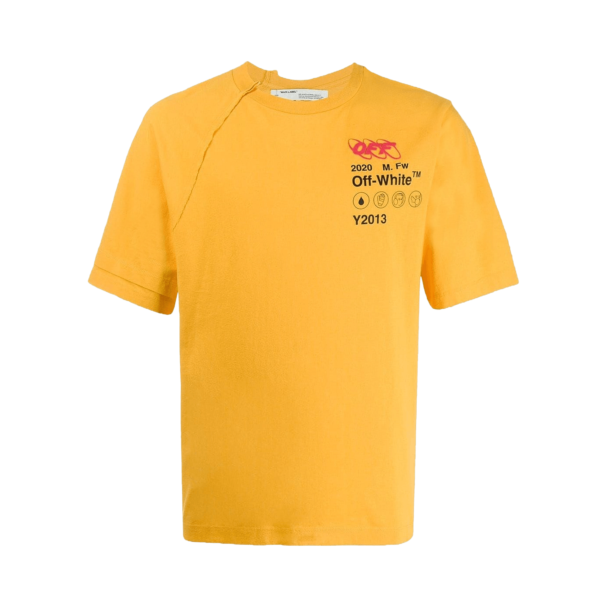 Off-White Industrial Y013 Short-Sleeve Recon Tee 'Yellow/Black'