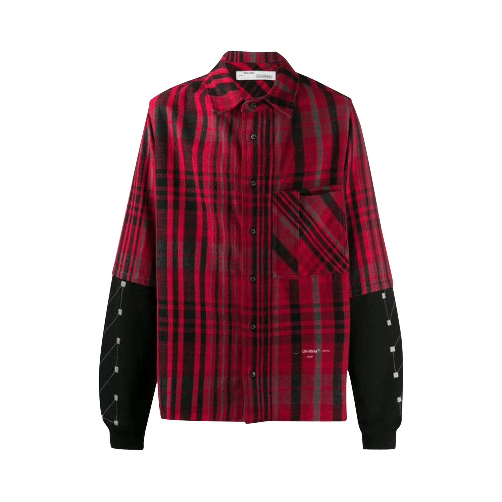 Off-White Checked Shirt 'Red'