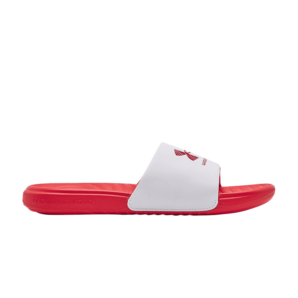 Ansa Graphic Logo Slide 'White Red'