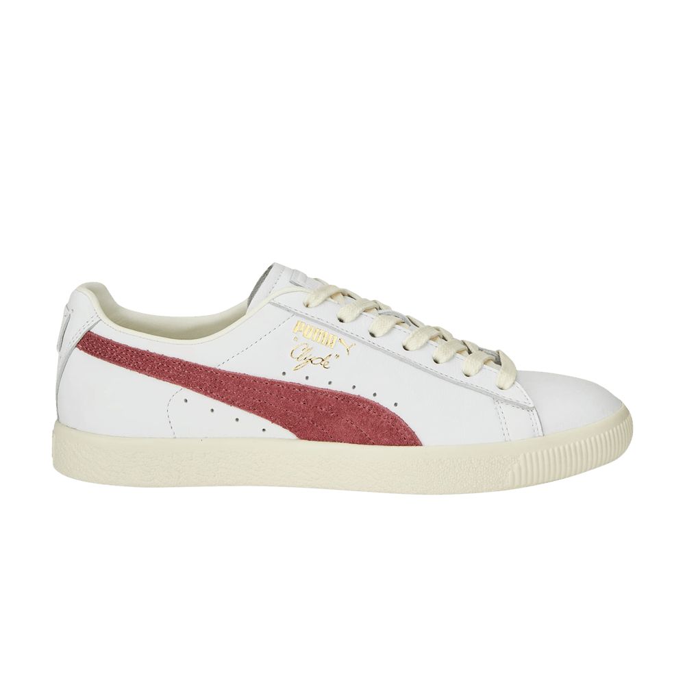 Pre-owned Puma Clyde Base 'white Wood Violet'