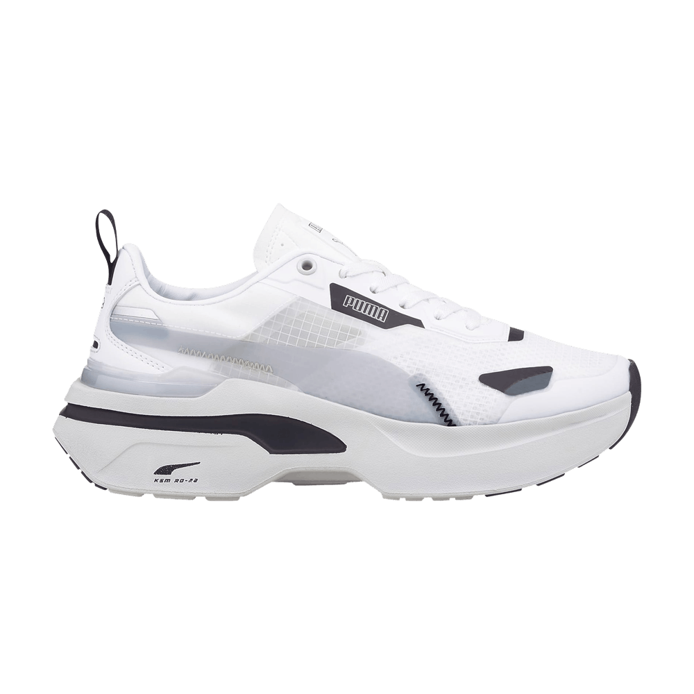 Pre-owned Puma Wmns Kosmo Rider 'white Glacier Grey'