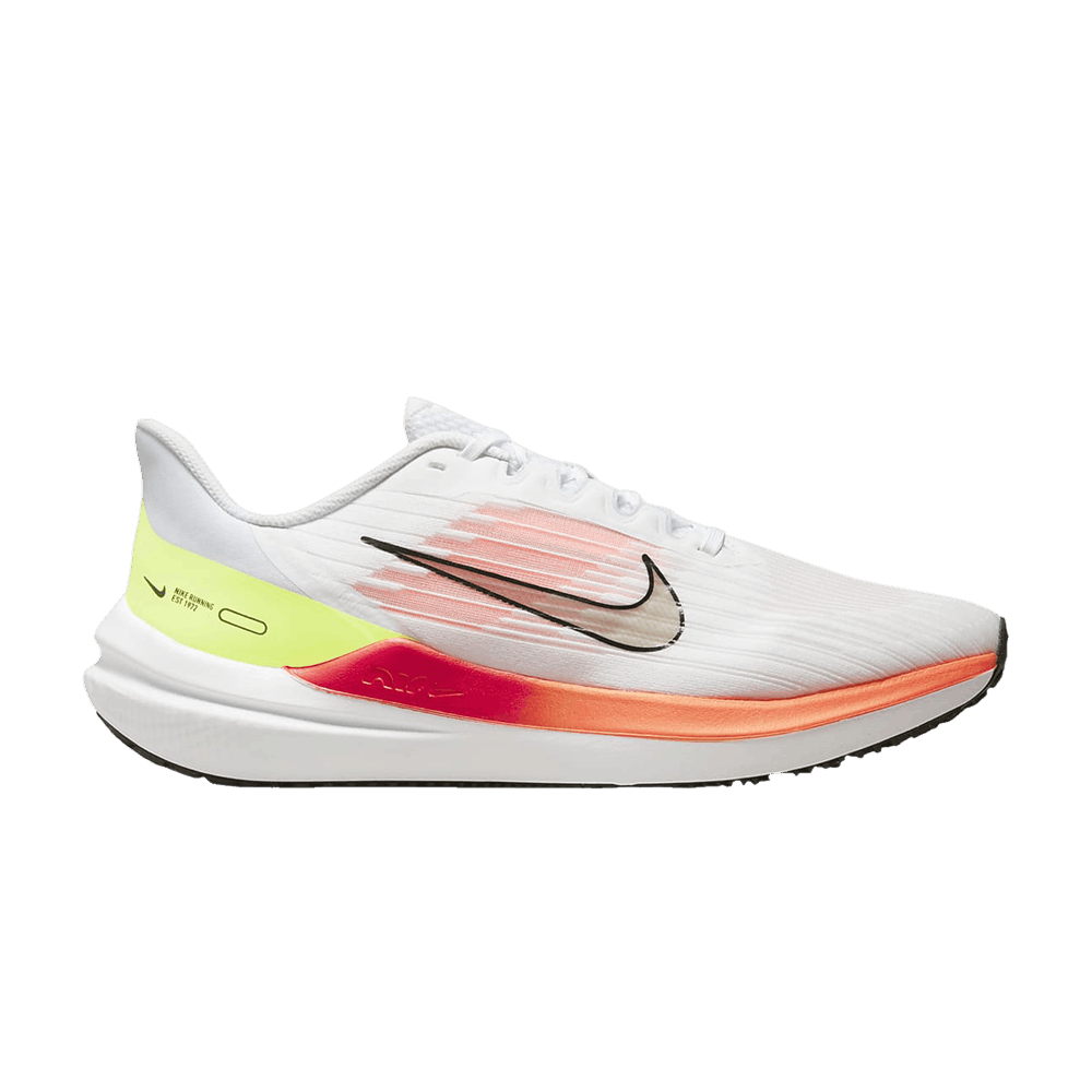 Nike Air Winflo 9 'White Bright Crimson' - DD6203-100