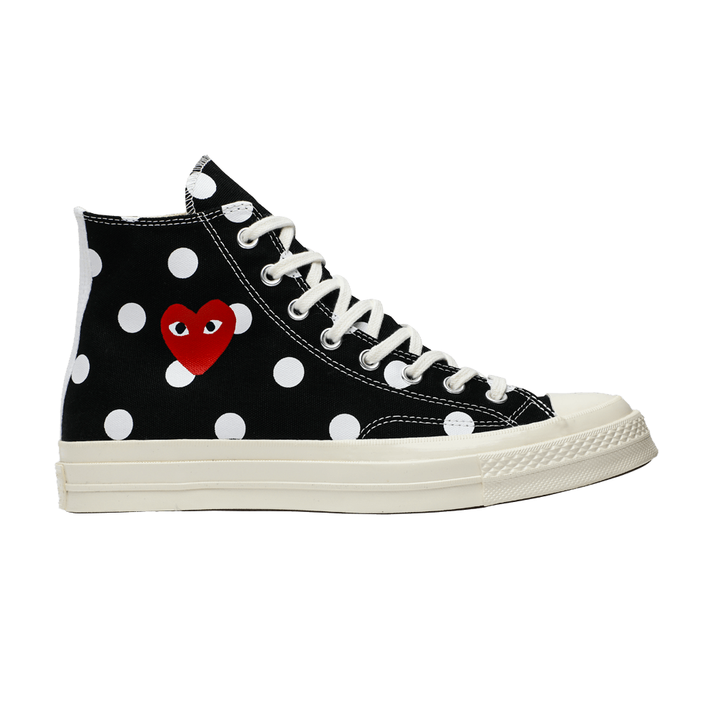 Chuck Taylor All-Star 70 Hi Comme des Garcons PLAY Polka Dot Black