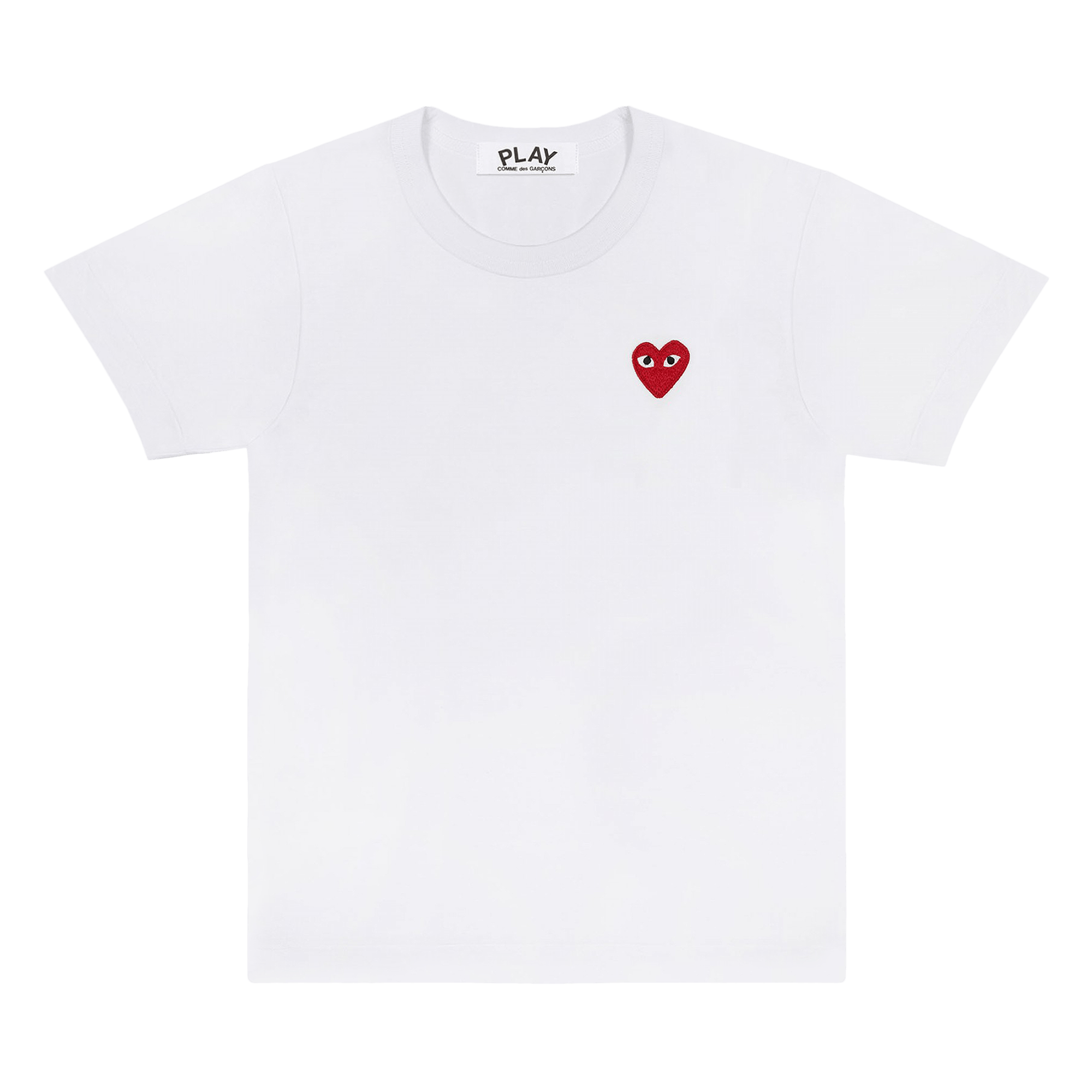 Comme des Garçons PLAY Heart Logo T-Shirt 'White'