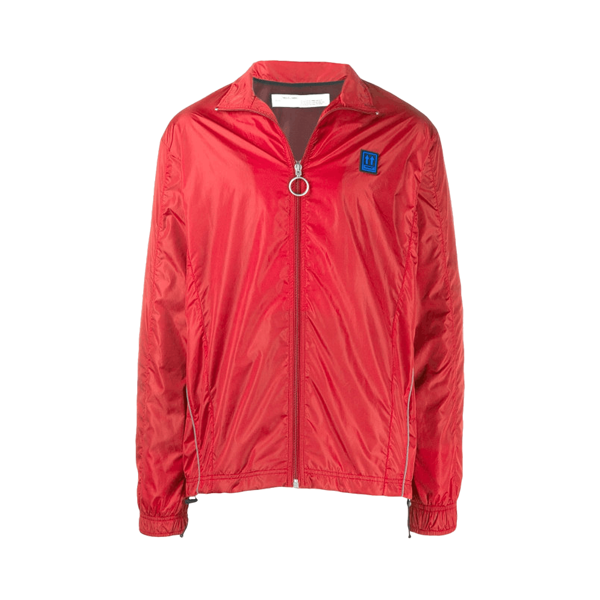 Off-White Arrow Stripe Shell Jacket 'Red'
