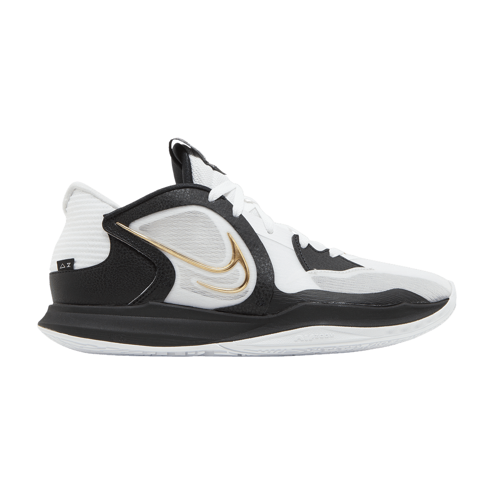 kyrie low id white and gold