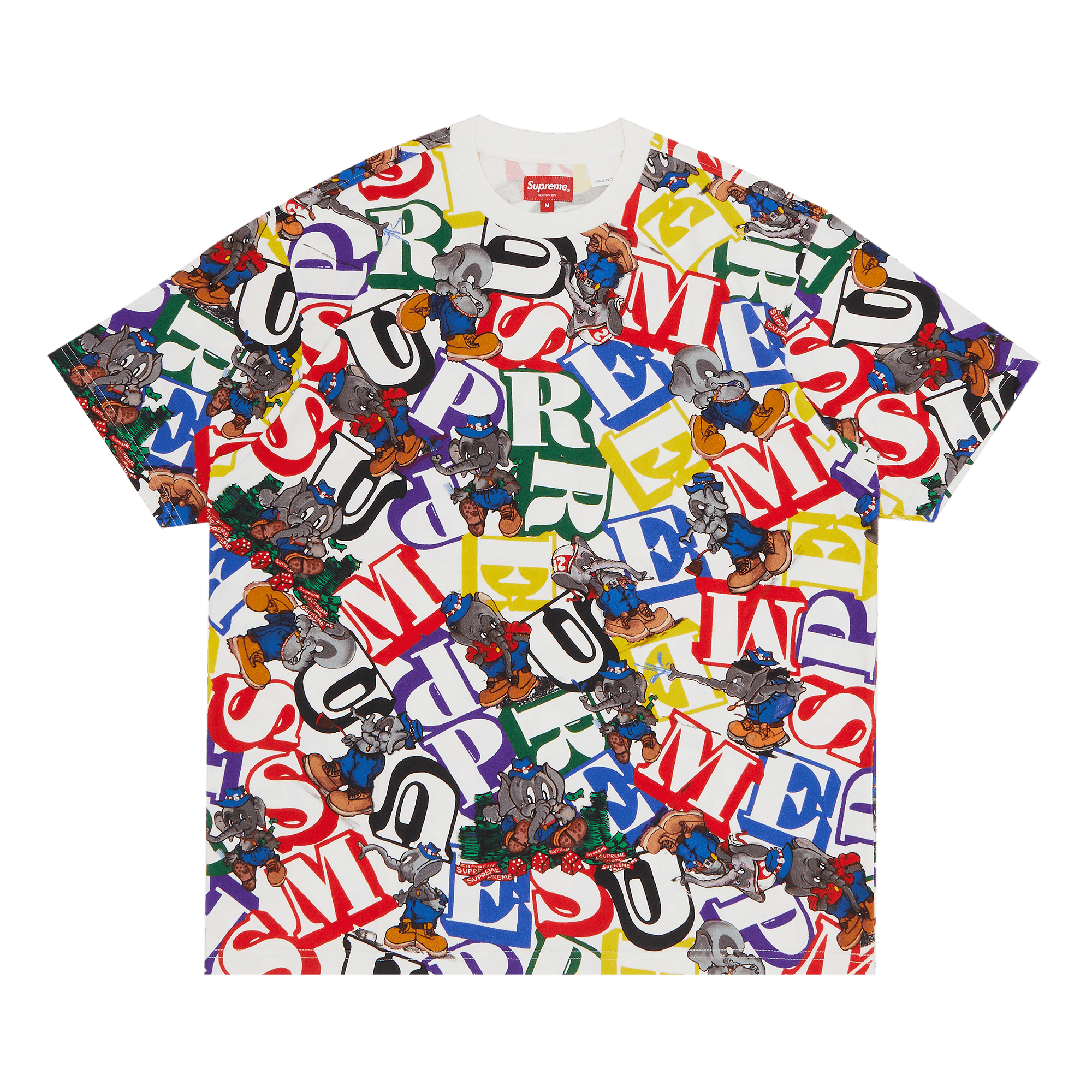 Supreme Elephant Short-Sleeve Top 'Multicolor'