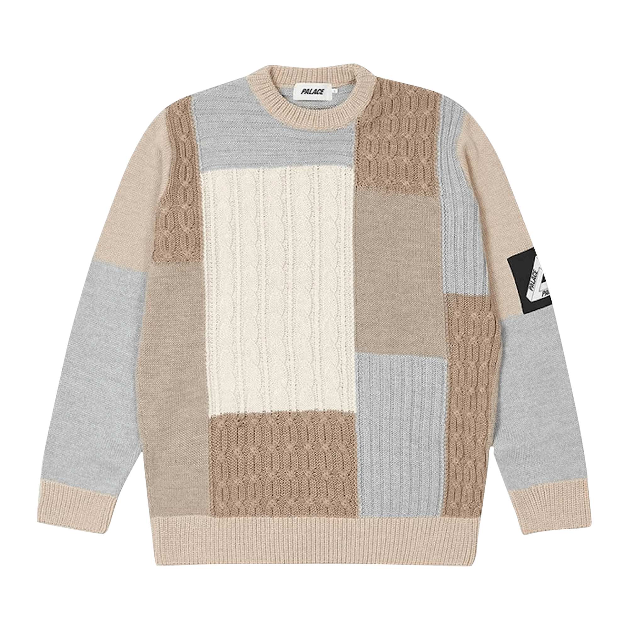 Palace Cable Patchwork Knit 'Multicolor'
