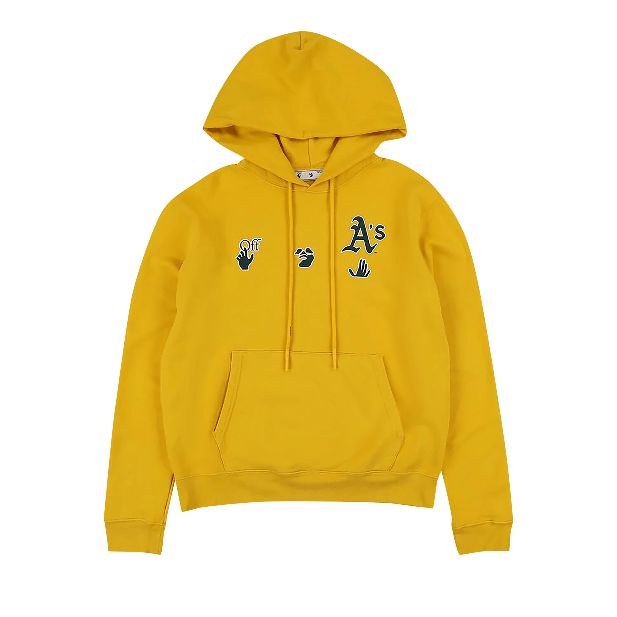 Off-White MLB Oakland Athletics Hoodie 'Yellow/Blue'