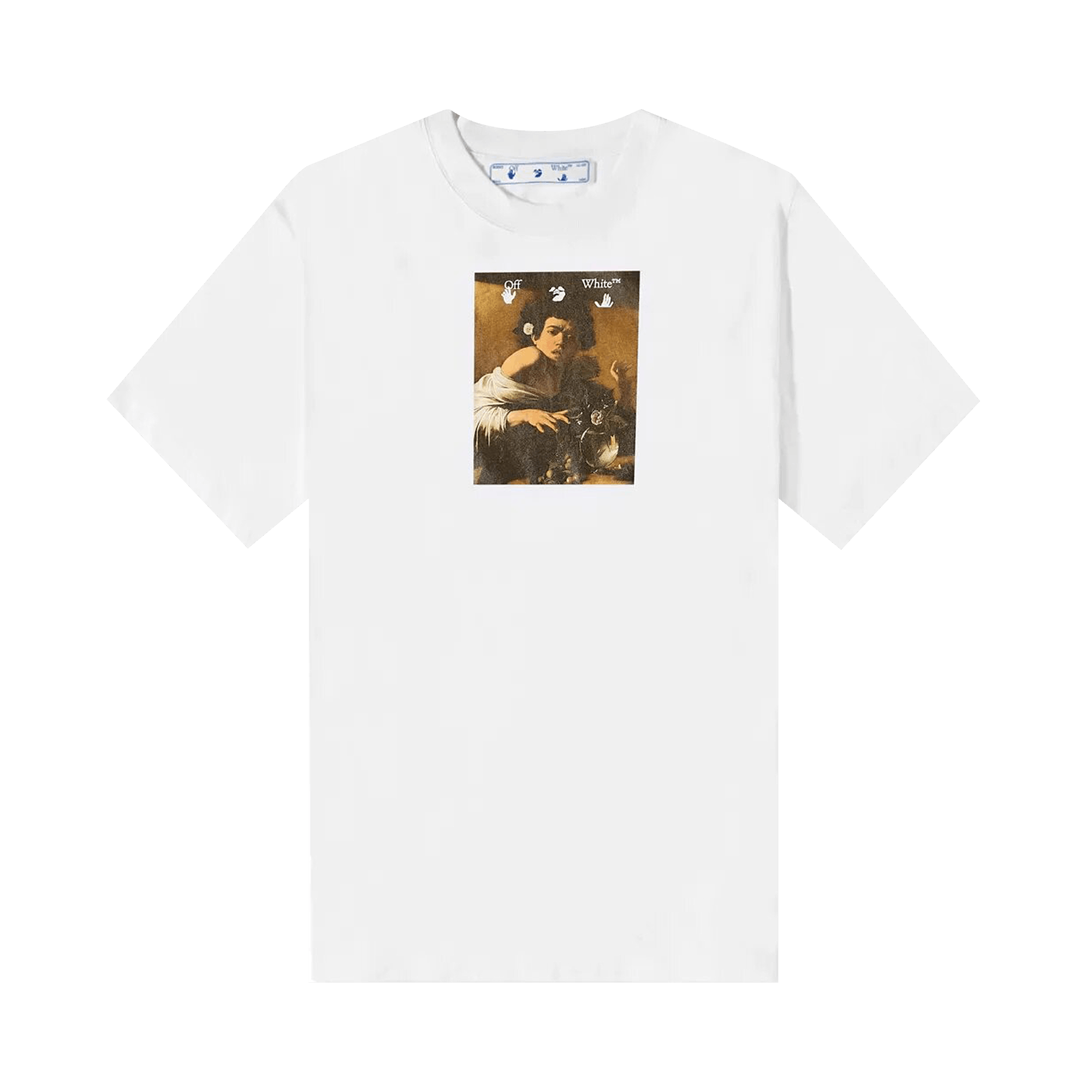 Off-White Caravaggio Boy Short-Sleeve Over Tee 'White/Multicolor'