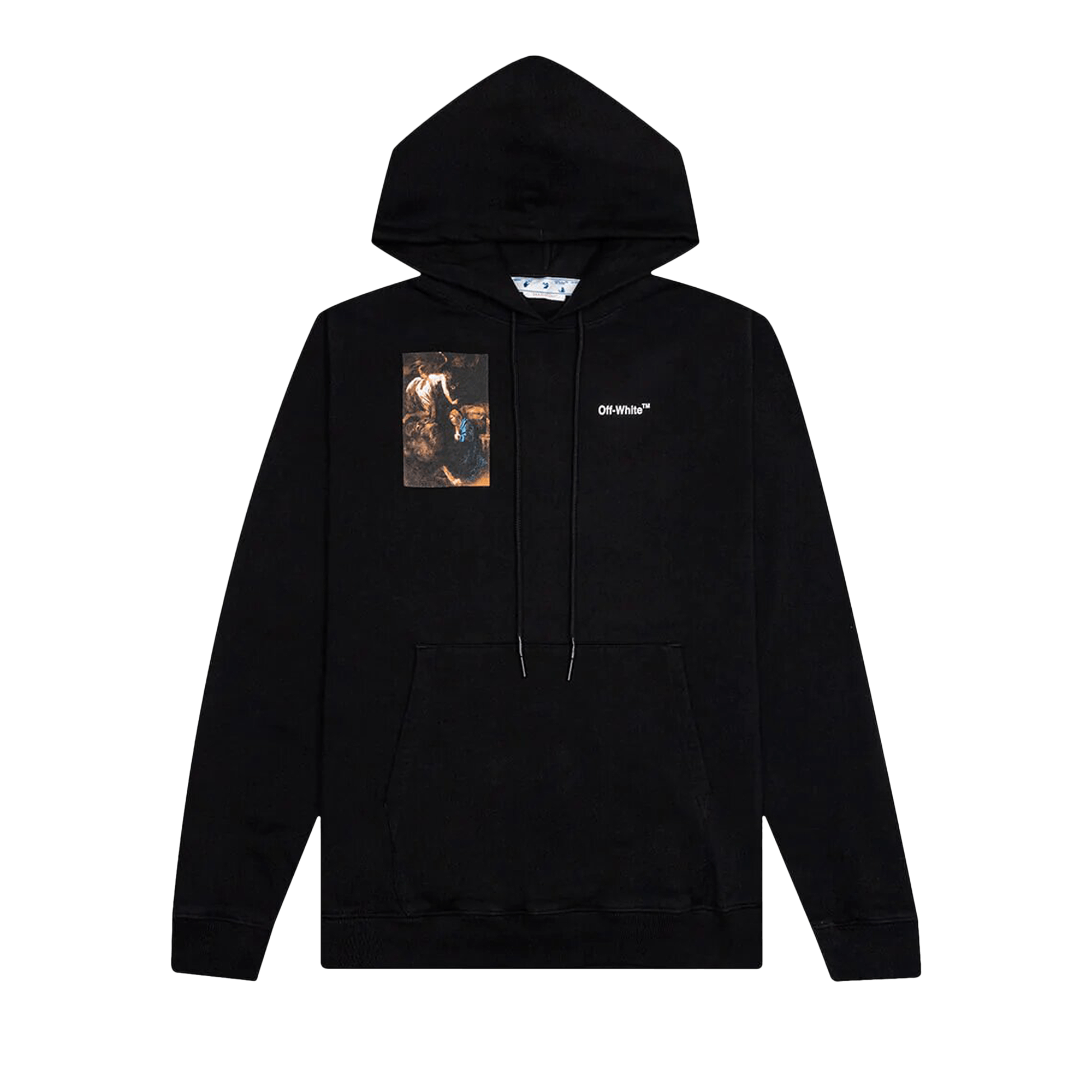 Off-White Caravaggio Lute Slim Hoodie 'Black/White'
