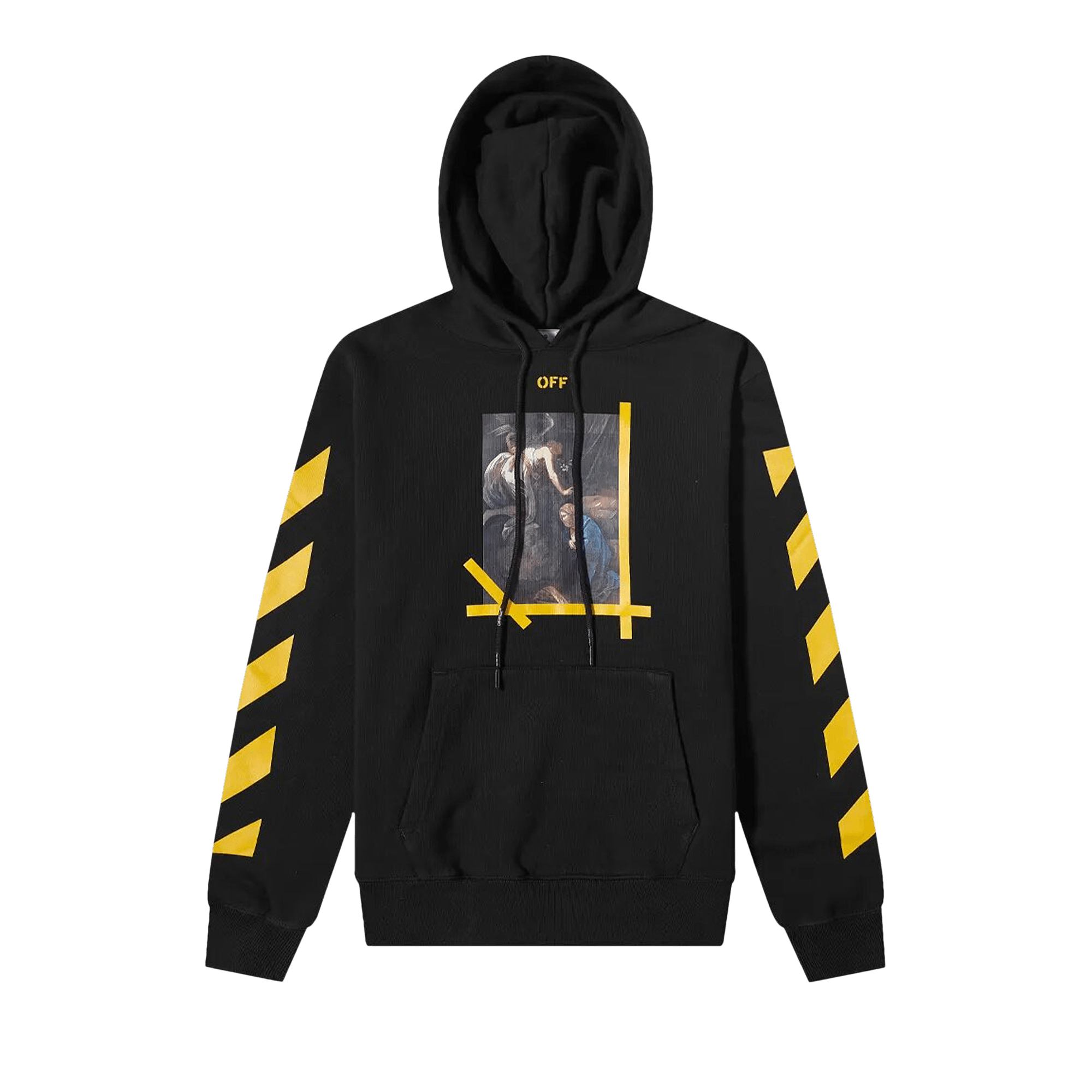 Off-White Diag Arrow Slim Hoodie 'Black/White'