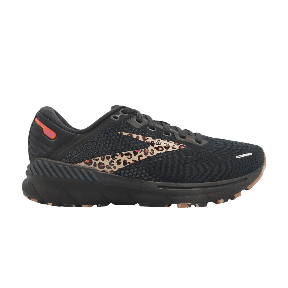 Pre-owned Brooks Wmns Adrenaline Gts 22 'black Leopard'