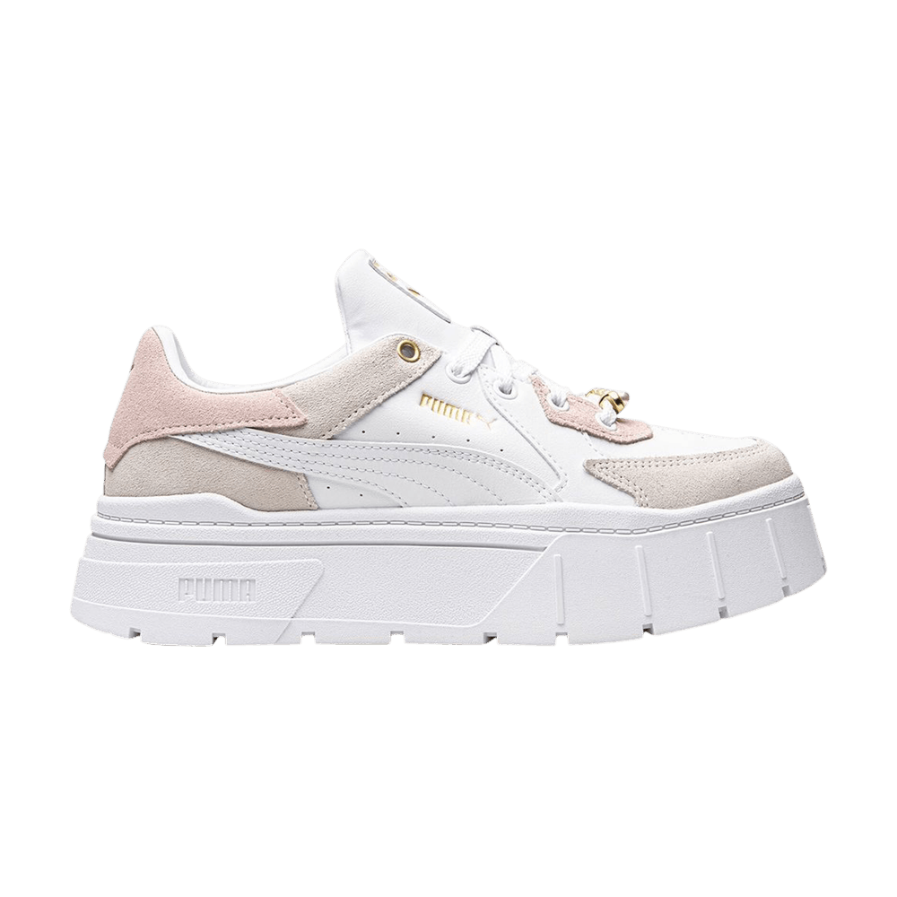 Pre-owned Puma Wmns Mayze Stack Edgy Pearl 'white Marshmallow'