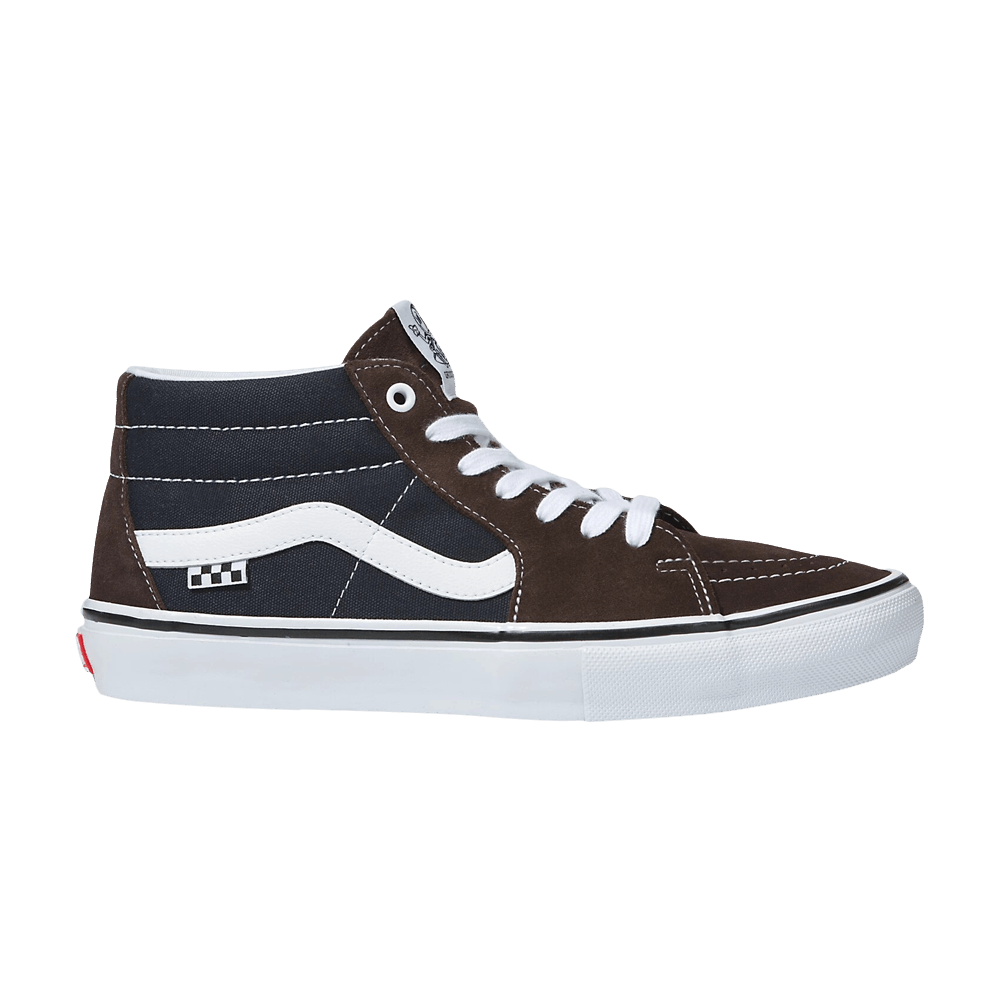 Vans Skate Grosso Mid 'Dark Brown Navy' - VN0A5FCGBF7