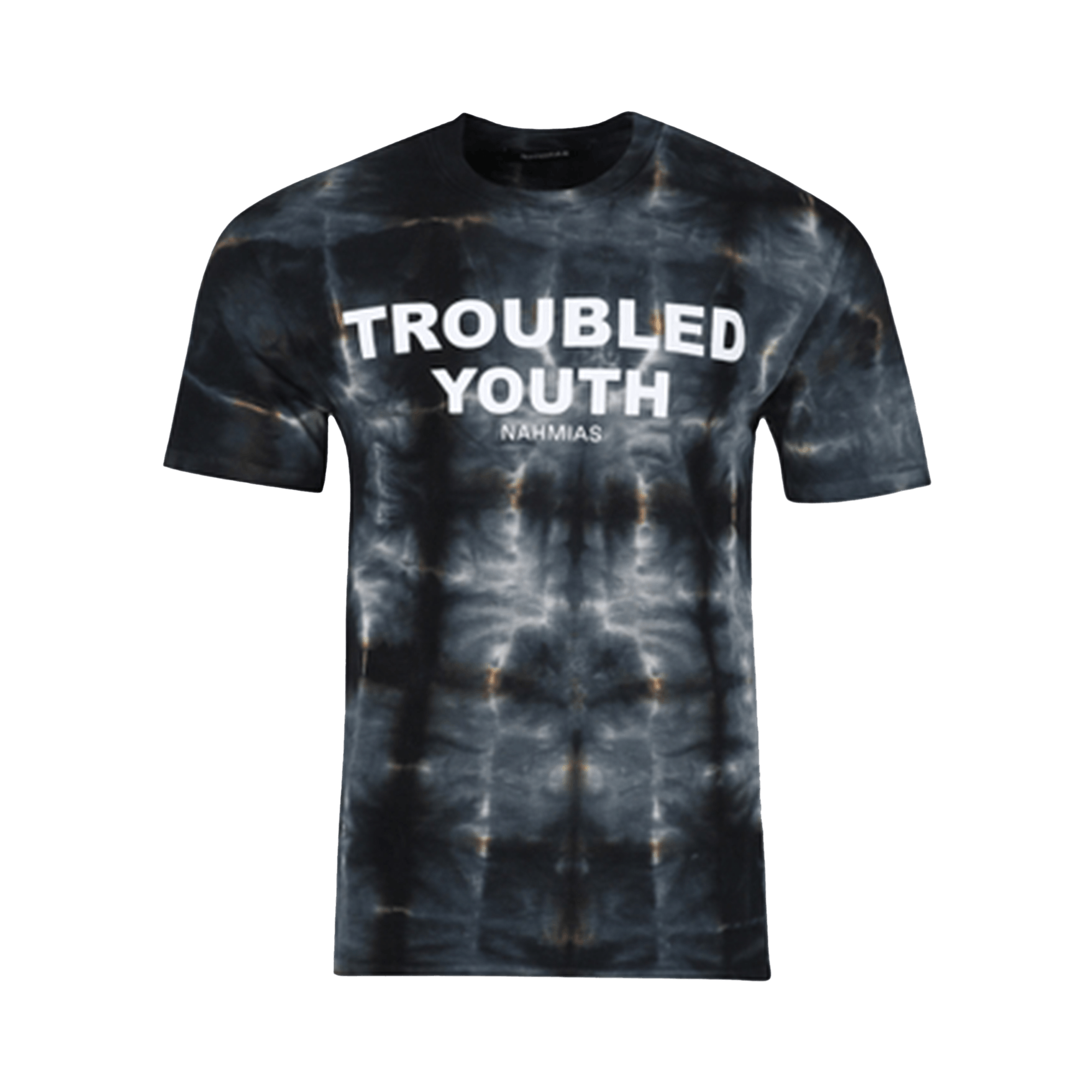 Pre-owned Nahmias Troubled Youth T-shirt 'black/tye Dye'