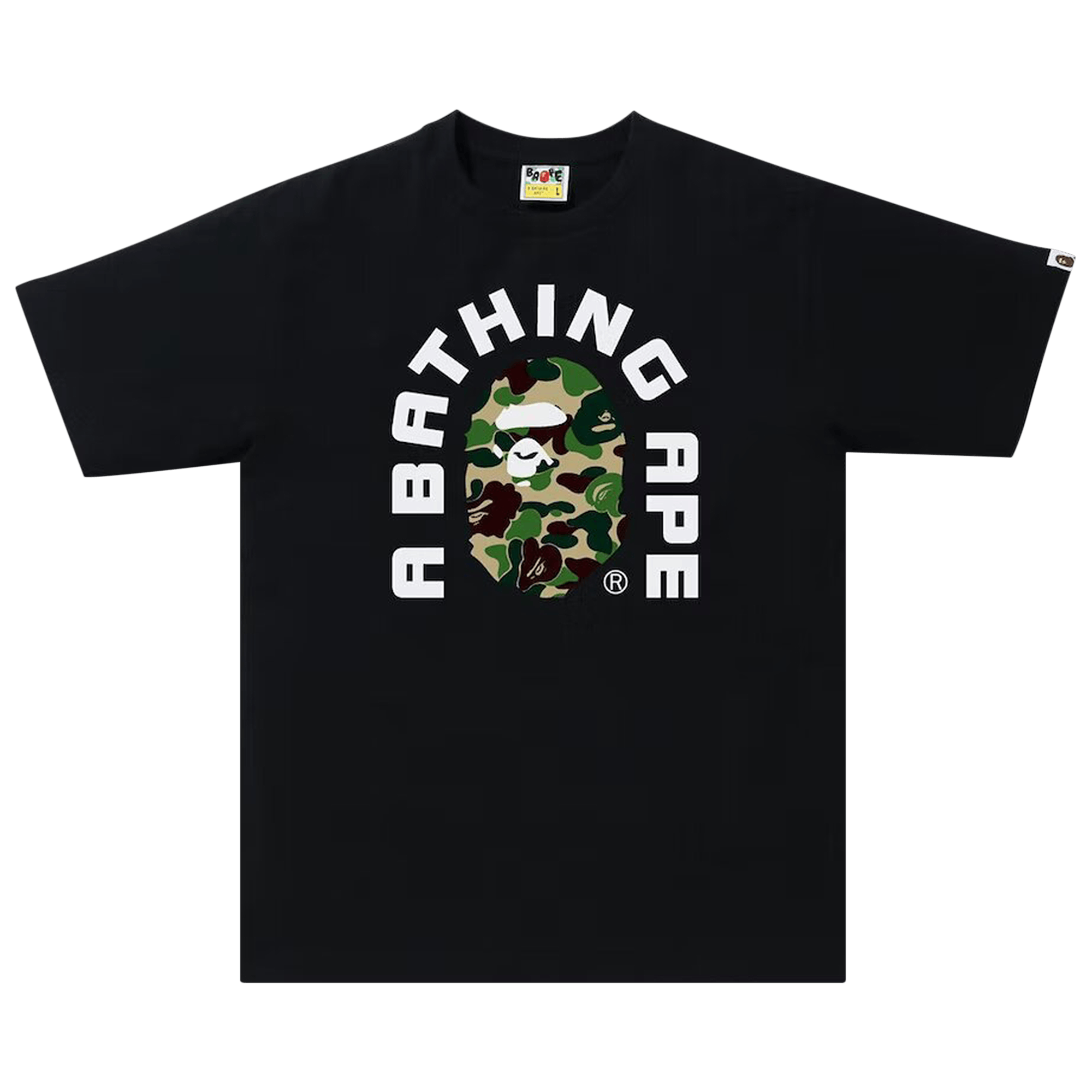 BAPE ABC Camo College 2020 Tee 'Black/Green'