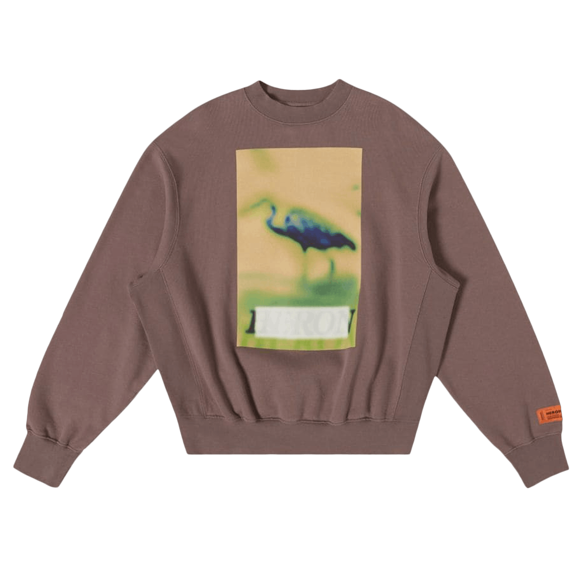 Heron Preston Heron Censored Crewneck 'Grey/Yellow'