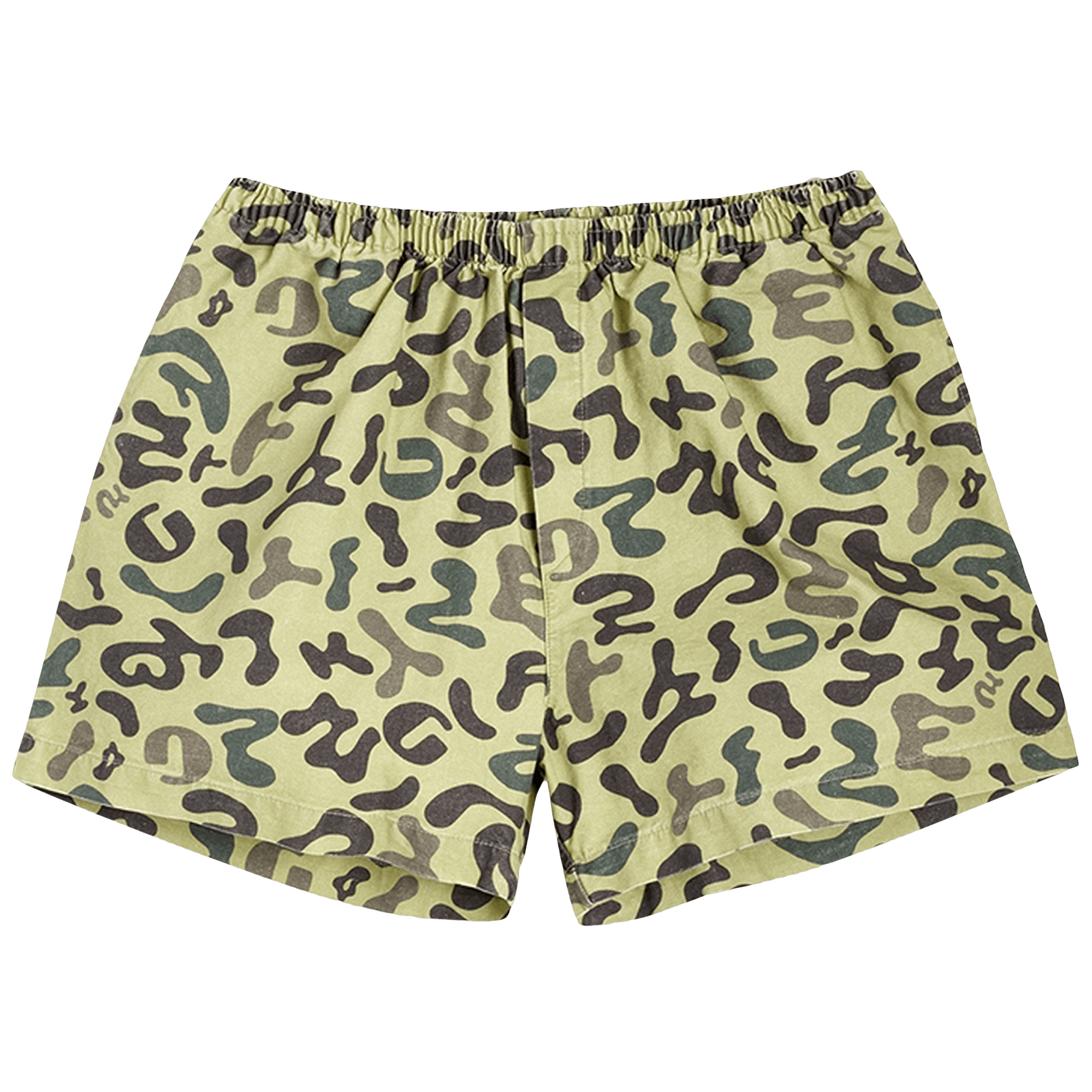 Pre-owned Gallery Dept. G Camo Zuma Shorts 'camo' In Green