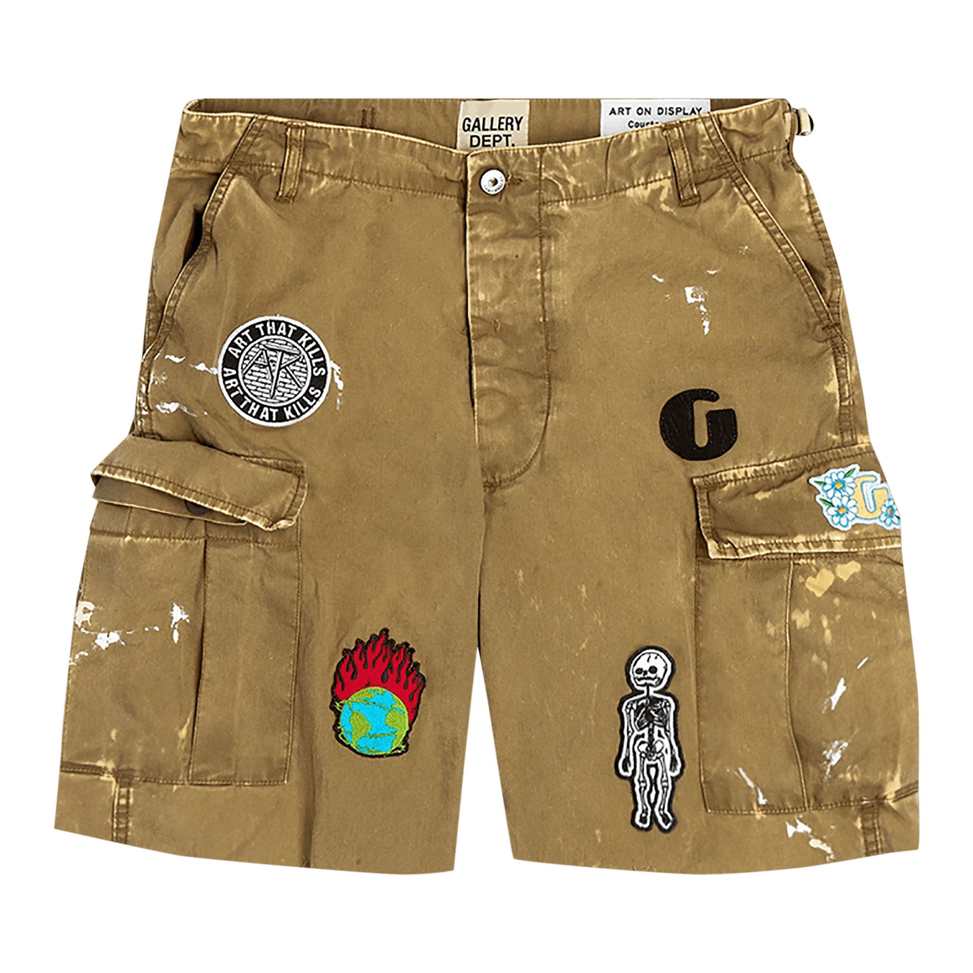 Click to view more detailed imagery on our partner's website Pre-owned Gallery Dept. Kenzie Fatigue Cargo Short 'olive' In Green