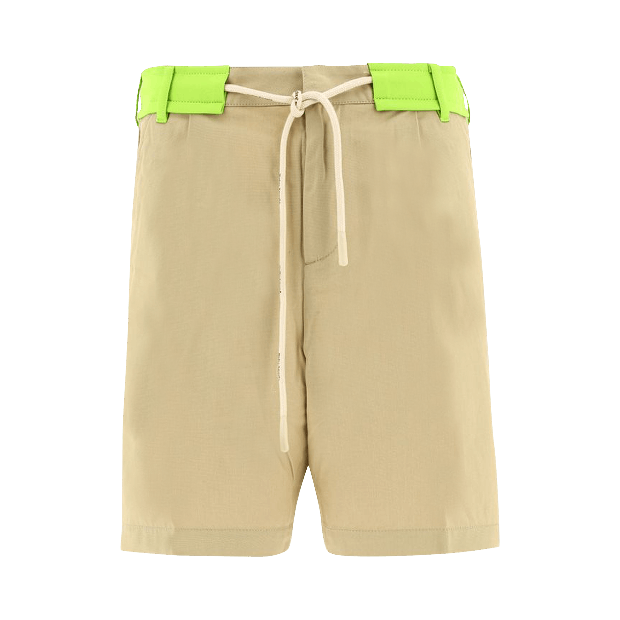 Palm Angels Track Belt Shorts 'Off White'