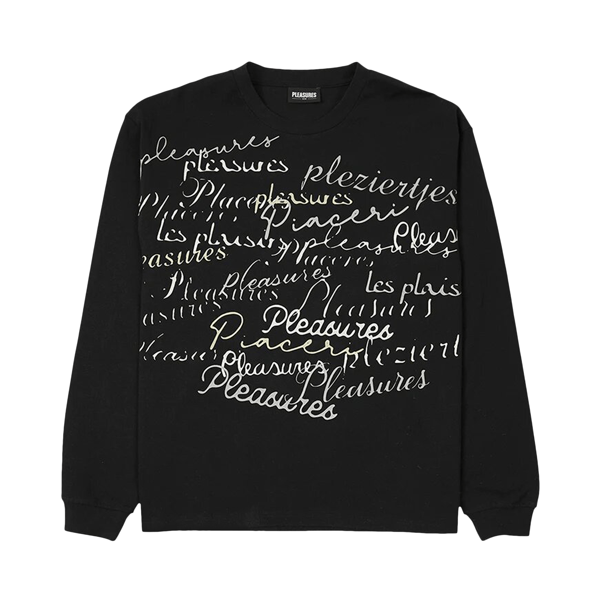Pleasures Shatter Long-Sleeve Shirt 'Black'