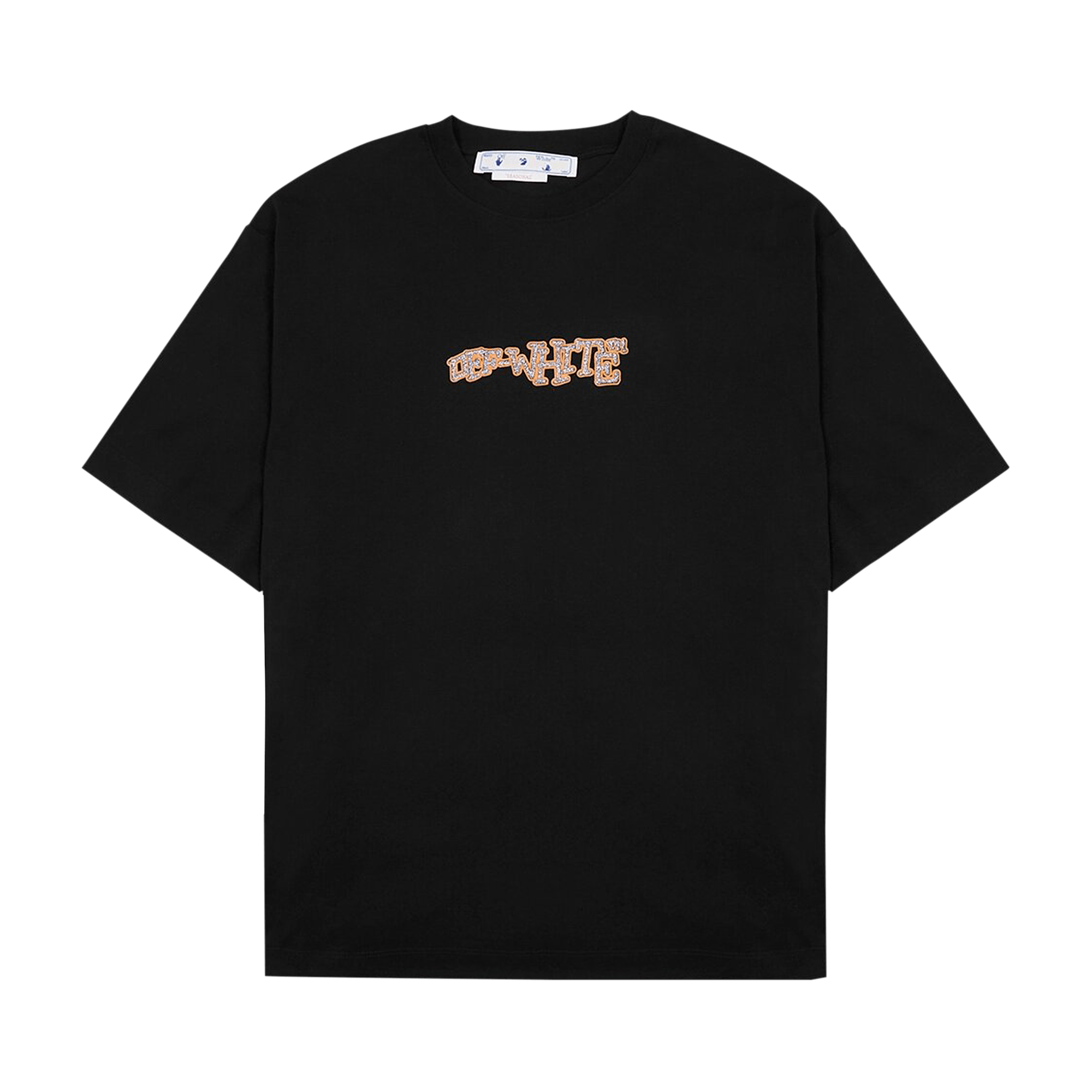 Off-White Glitz Carlos Over Skate Short-Sleeve Tee 'Black/Silver'