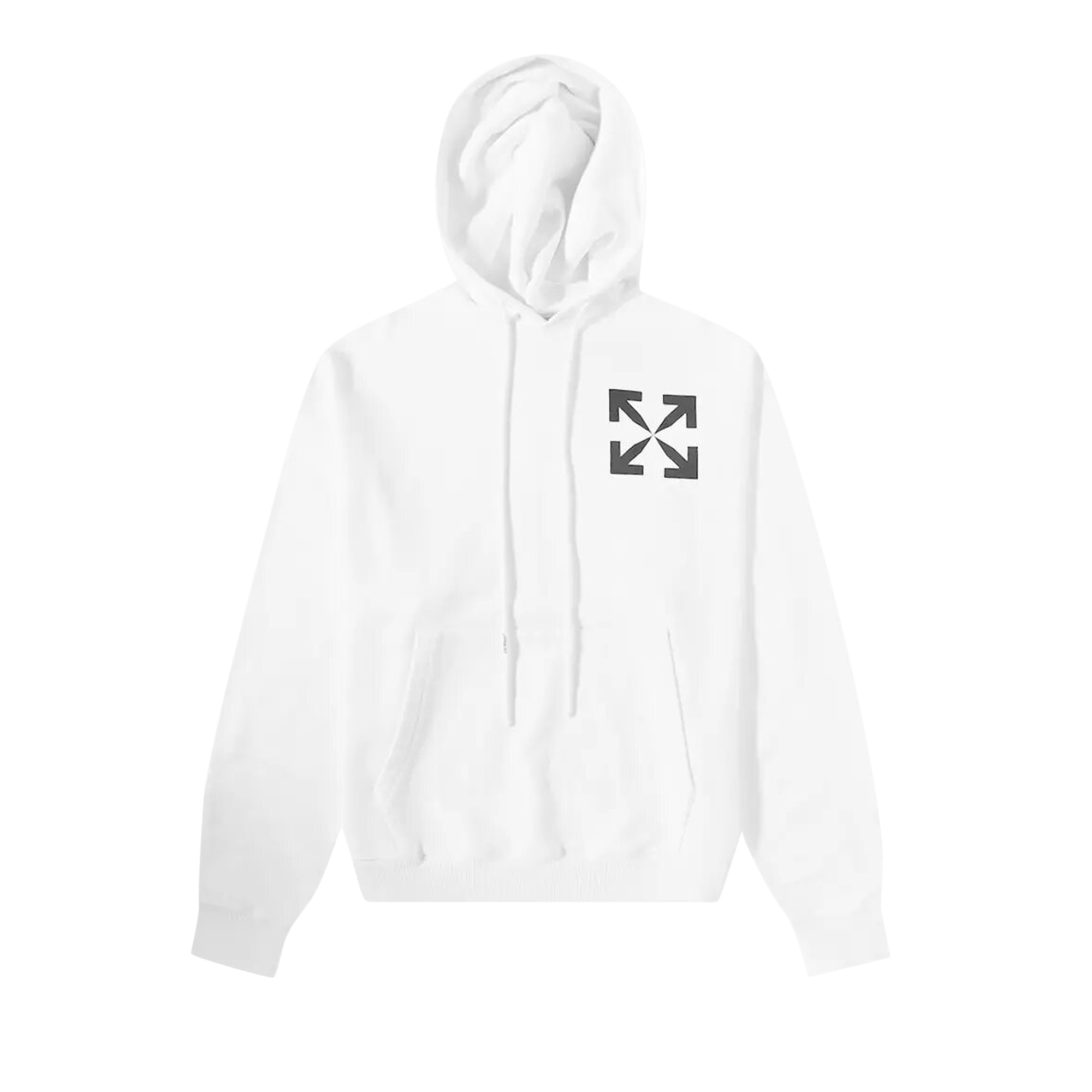 Off-White Single Arrow Over Hoodie 'White/Black'