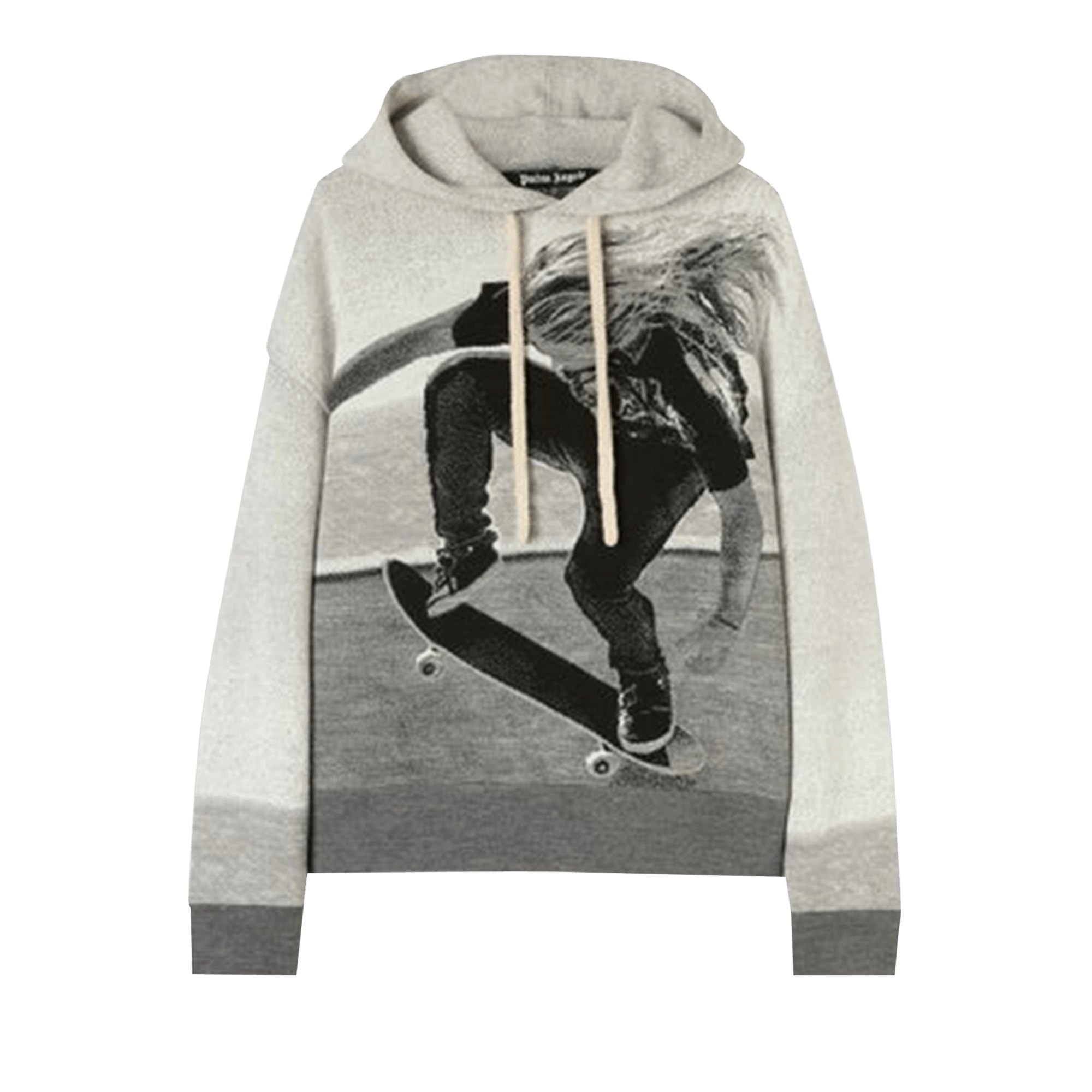Pre-owned Palm Angels Skater Hooded Sweater 'grey'