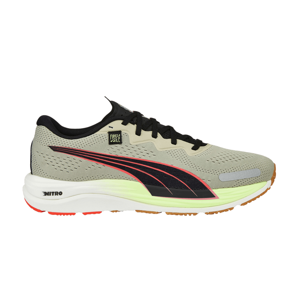 PUMA PUMA FIRST MILE X VELOCITY NITRO 2 'PEBBLE GREY FIRELIGHT'