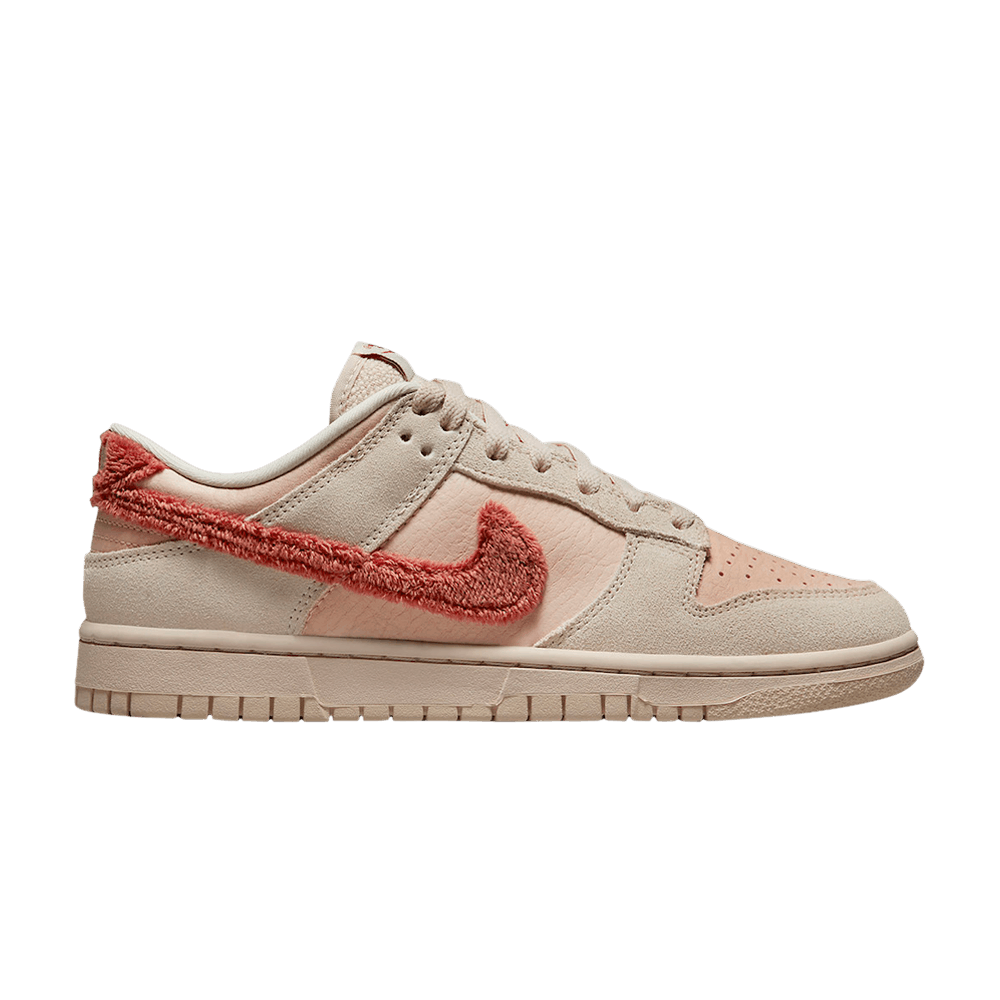Pre-owned Nike Wmns Dunk Low 'terry Swoosh' In Pink
