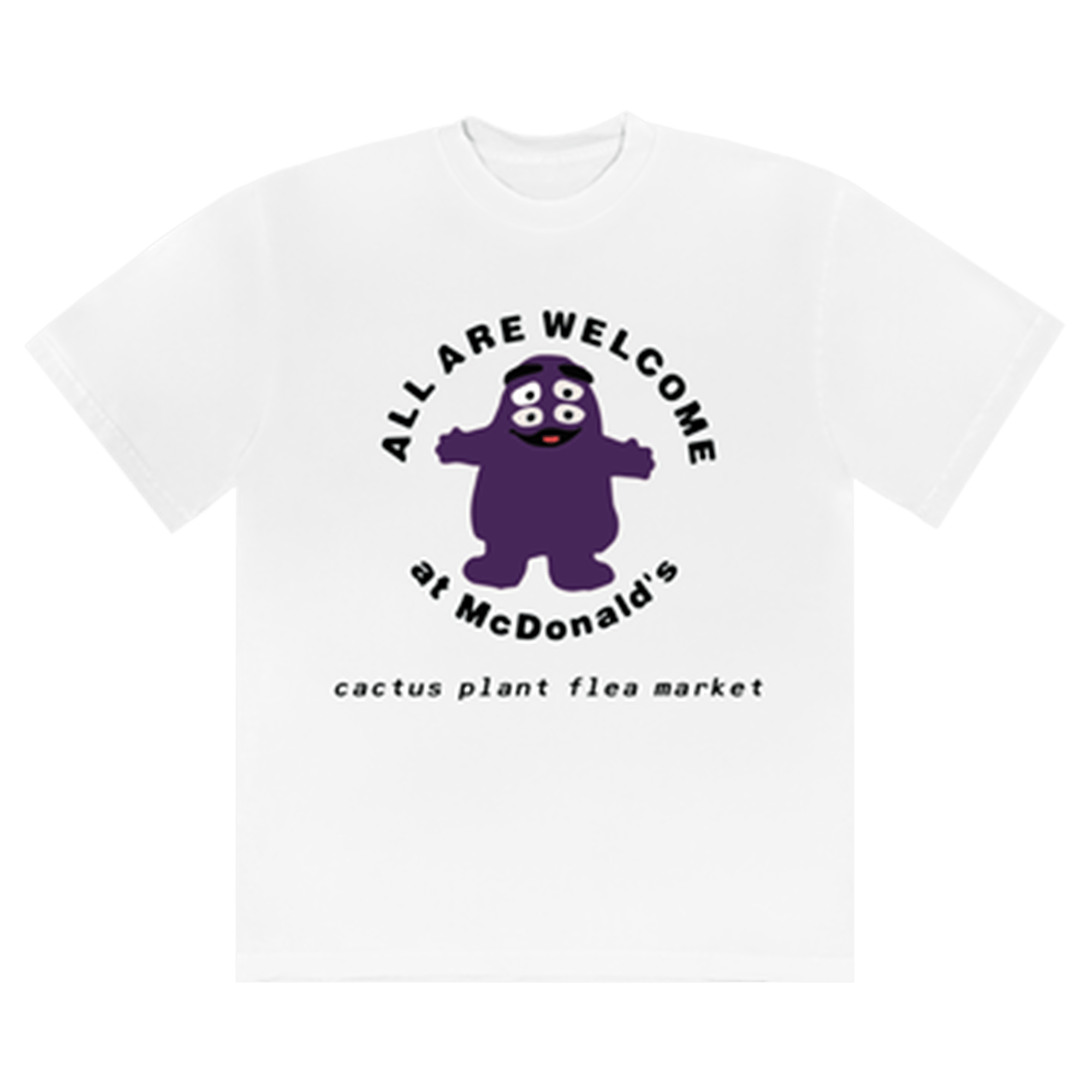Cactus Plant Flea Market x McDonald's Grimace Tee 'White'