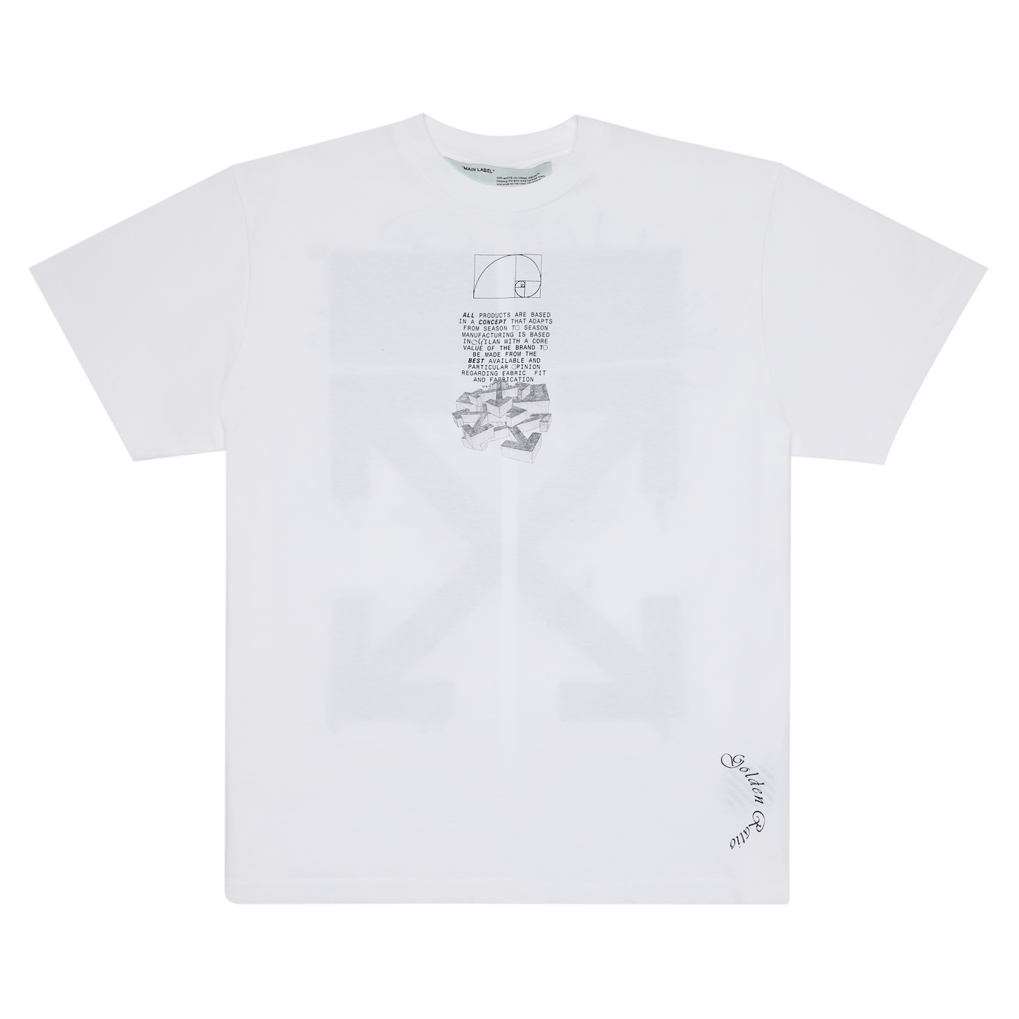 Off-White Dripping Arrows Short Sleeve Over T-Shirt 'White'