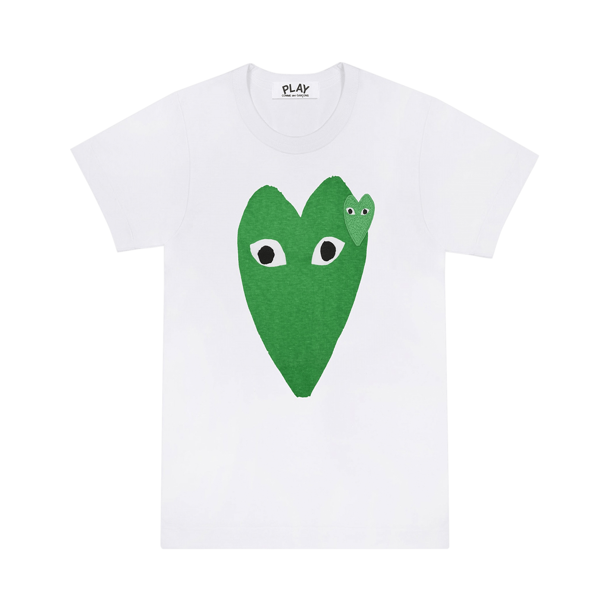 Comme des Garçons PLAY T-Shirt 'White/Green'
