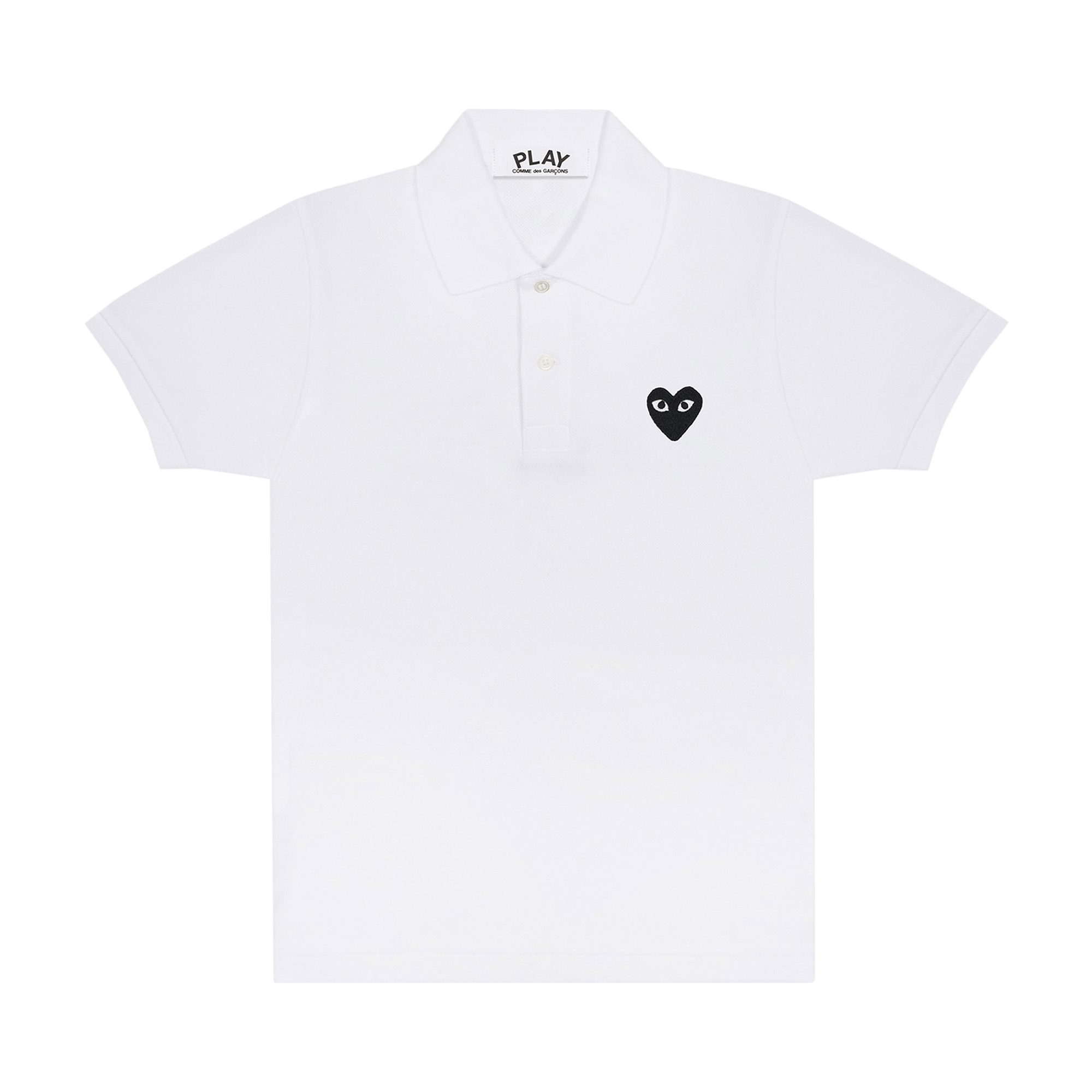 Comme des Garçons PLAY Polo T-Shirt 'White'