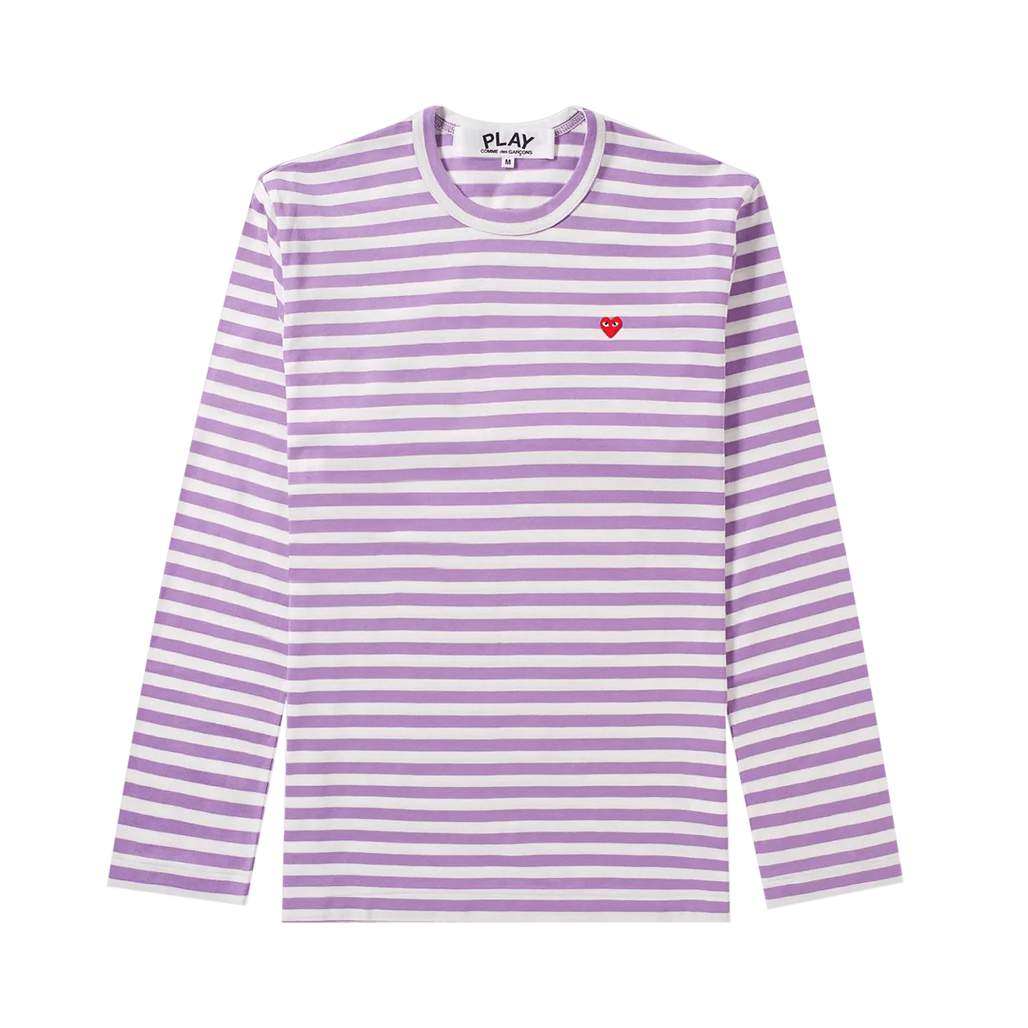 Comme des Garçons PLAY Striped Long-Sleeve T-Shirt 'Purple'