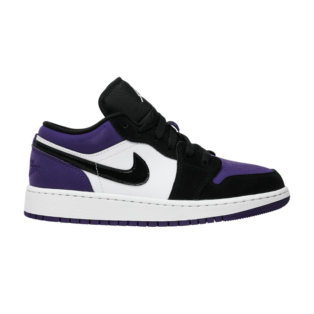 Pre-owned Air Jordan 1 Low Gs 'court Purple'