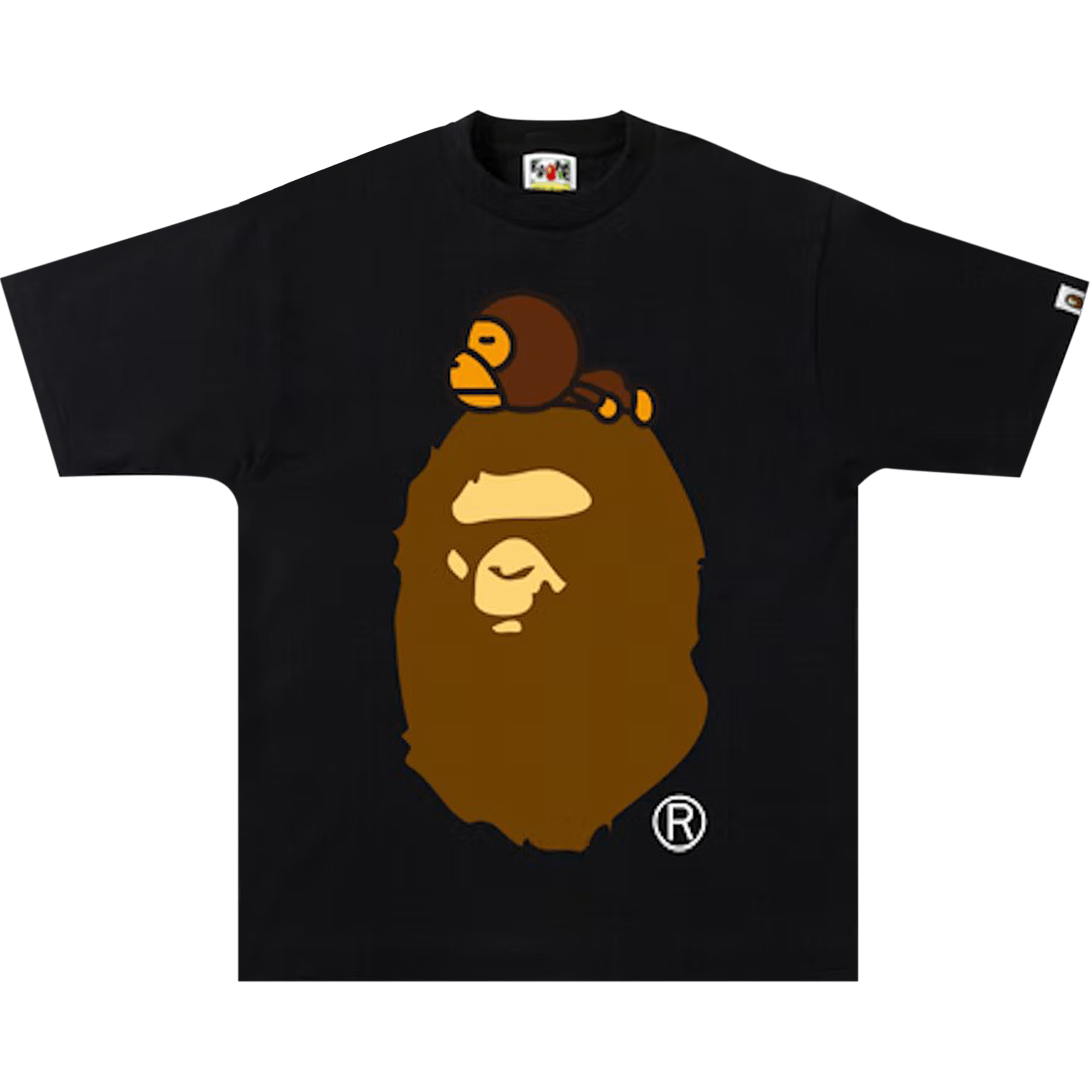 Pre-owned Bape Milo On Big Ape Tee 'black'